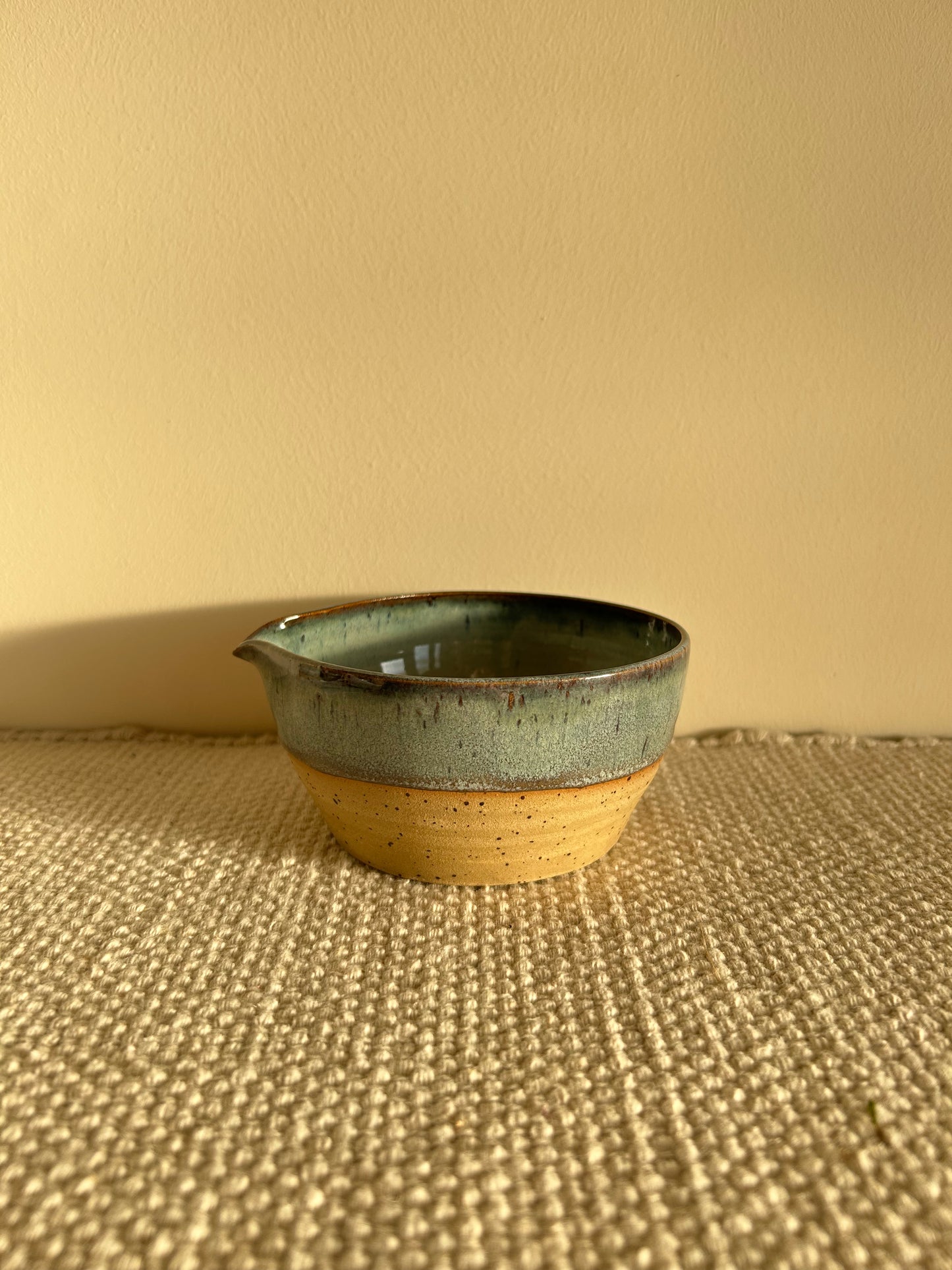MADE TO ORDER : Speckled Blue Matcha Bowl