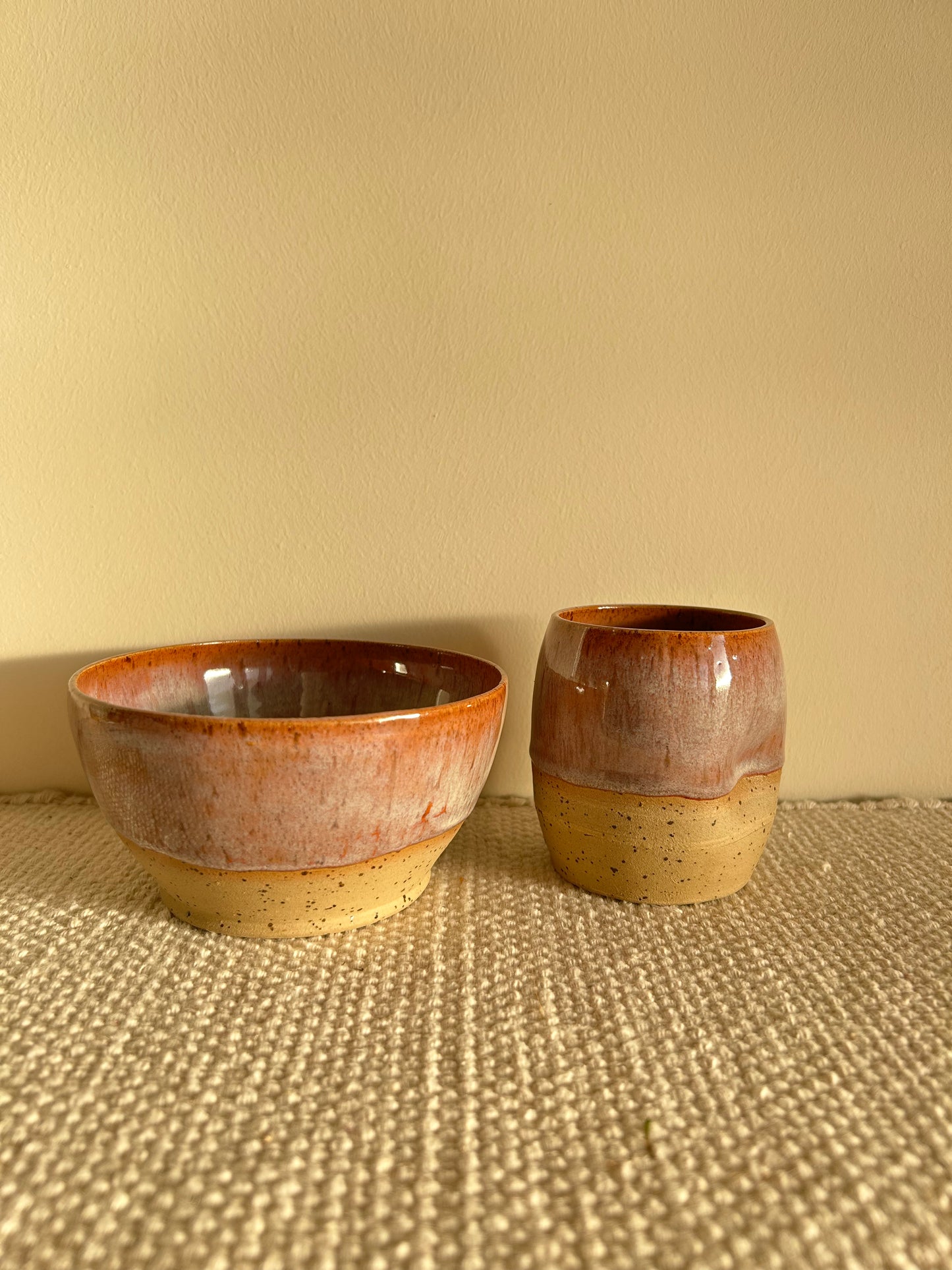 MADE TO ORDER : Speckled Pink Bowl