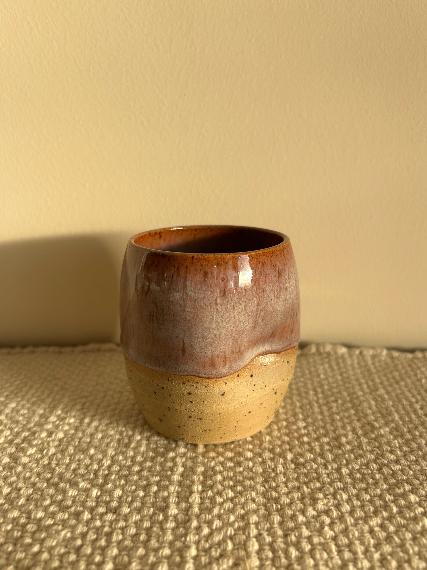 MADE TO ORDER : Pink Dimple Cup