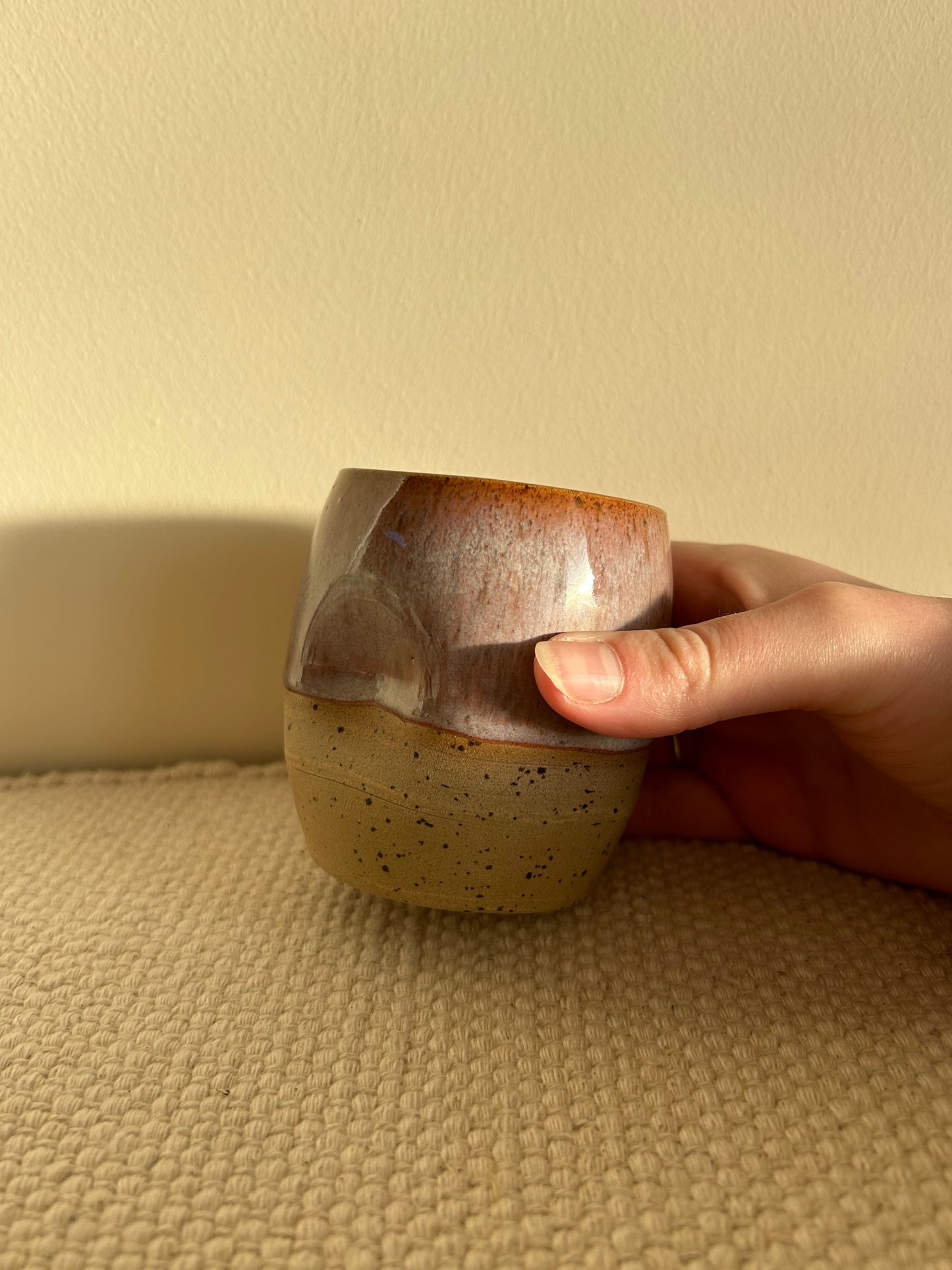 MADE TO ORDER : Pink Dimple Cup