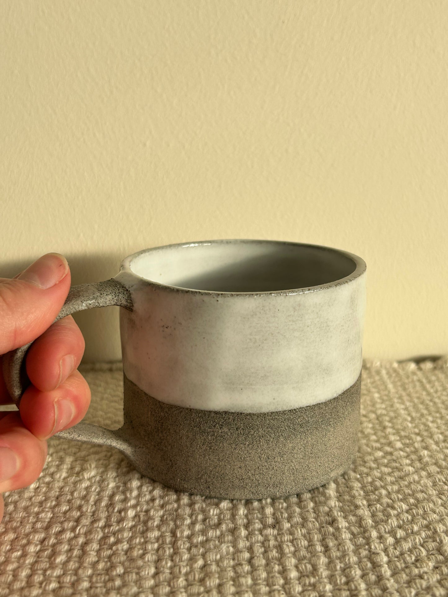 MADE TO ORDER : Snow Grey Handmade Ceramic Mug