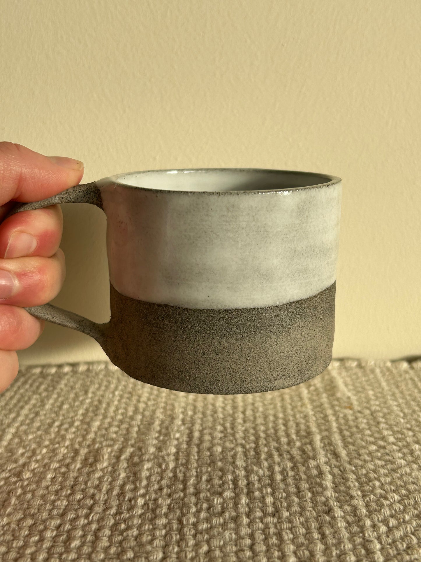 MADE TO ORDER : Snow Grey Handmade Ceramic Mug