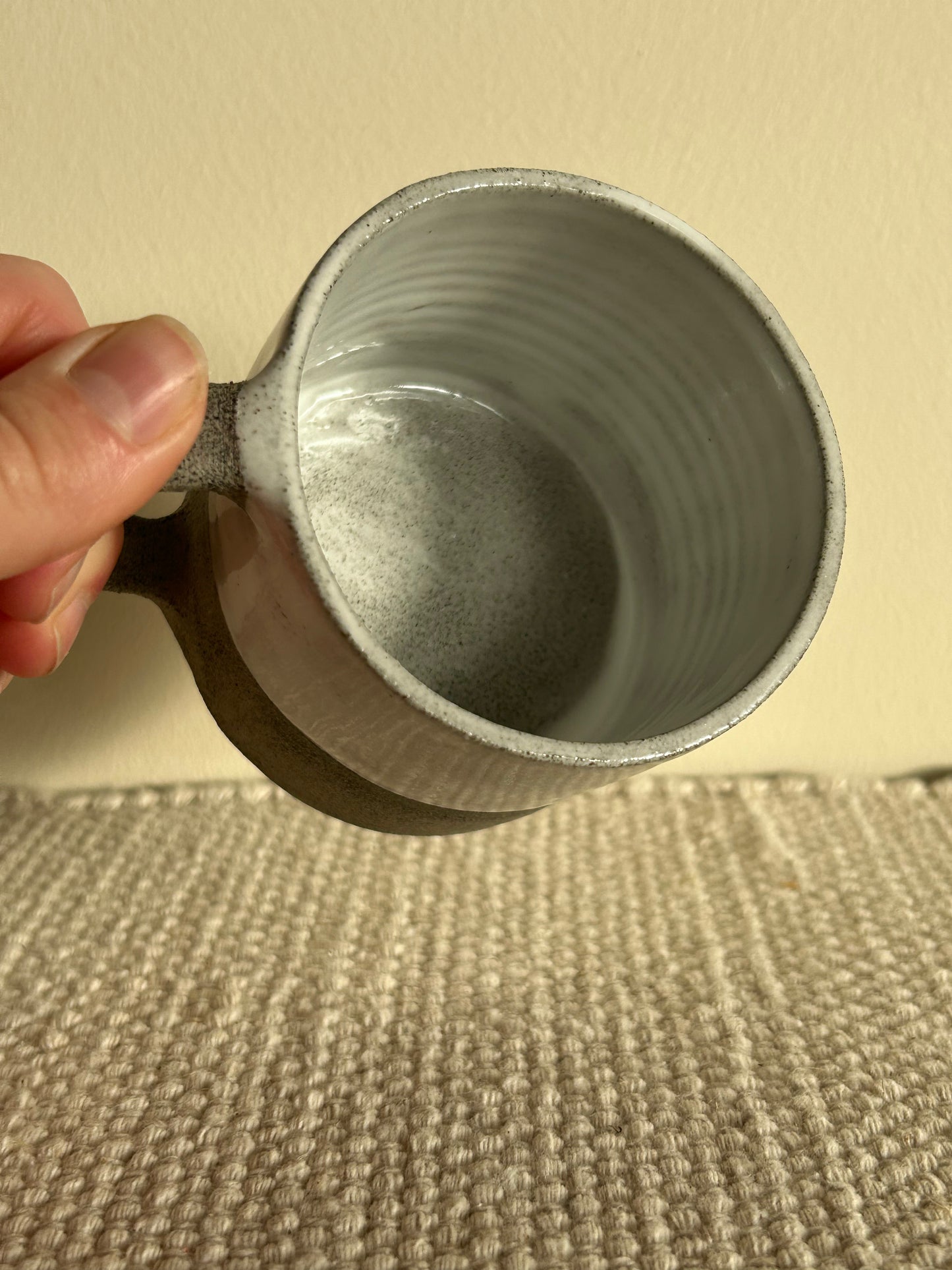 MADE TO ORDER : Snow Grey Handmade Ceramic Mug