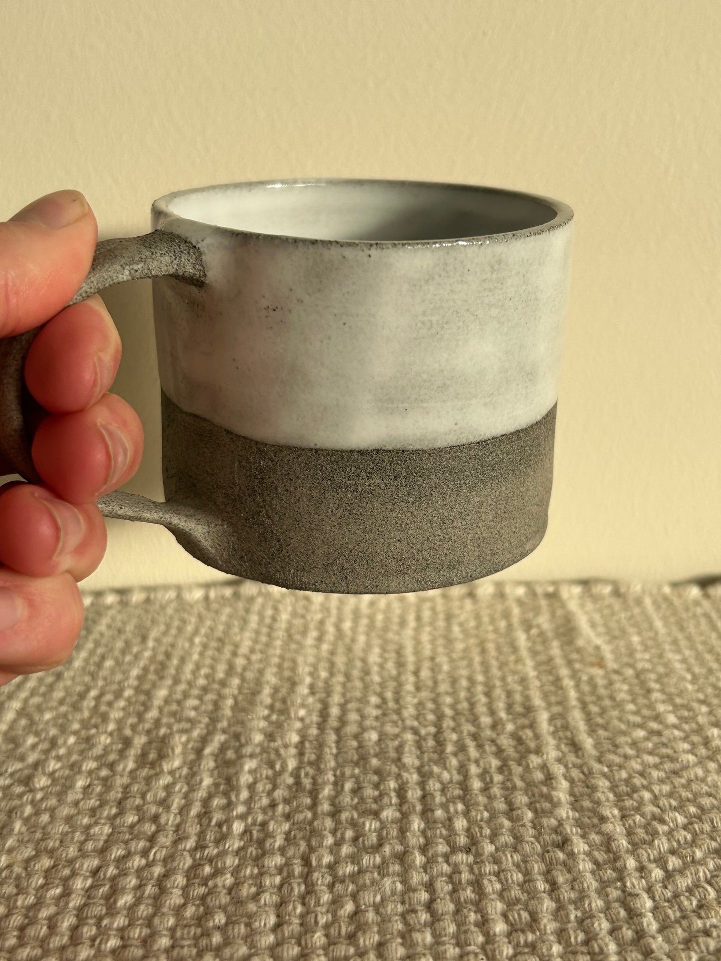 MADE TO ORDER : Snow Grey Handmade Ceramic Mug