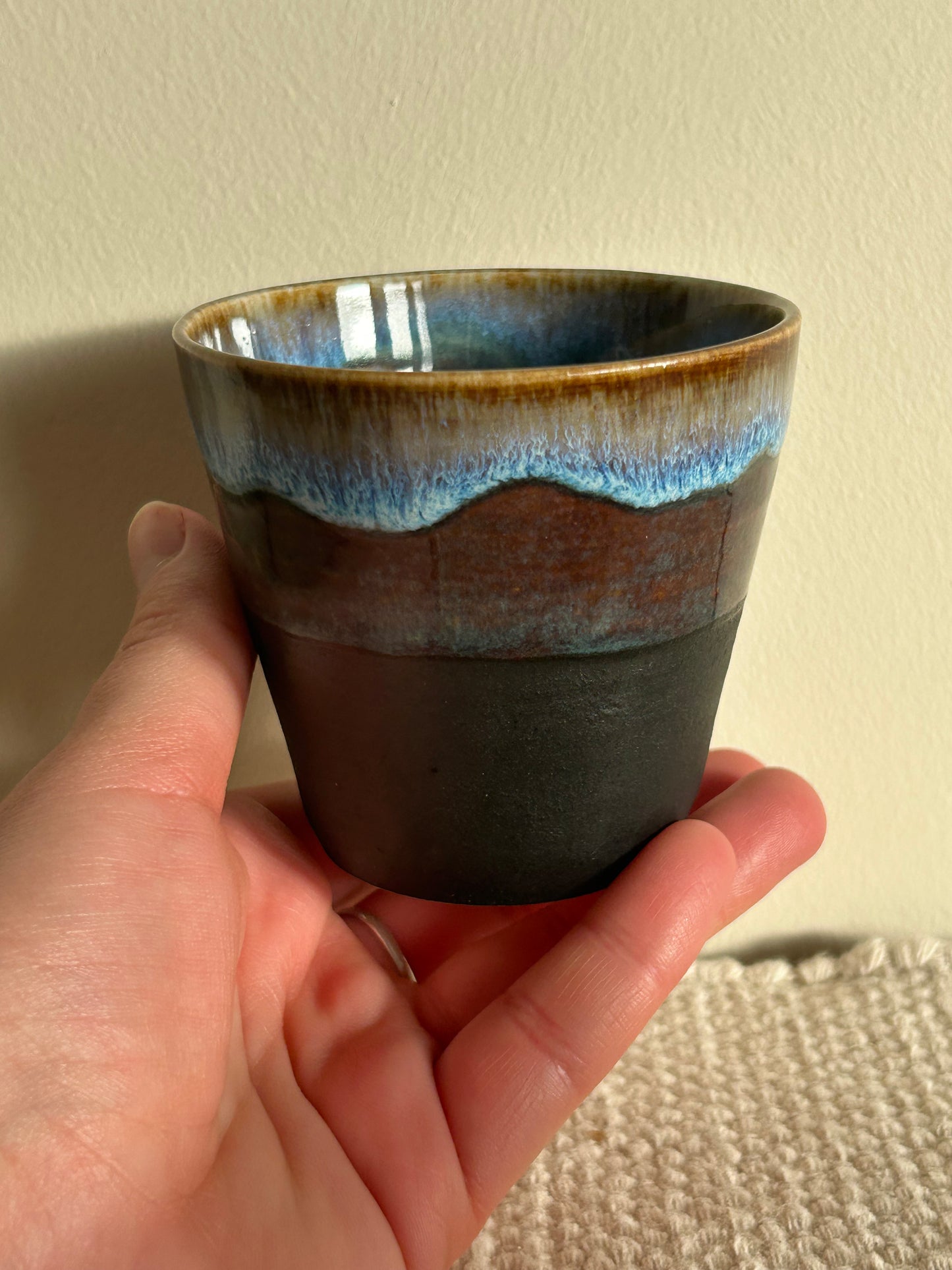 MADE TO ORDER : Dark Sea Handmade Ceramic Espresso Cup