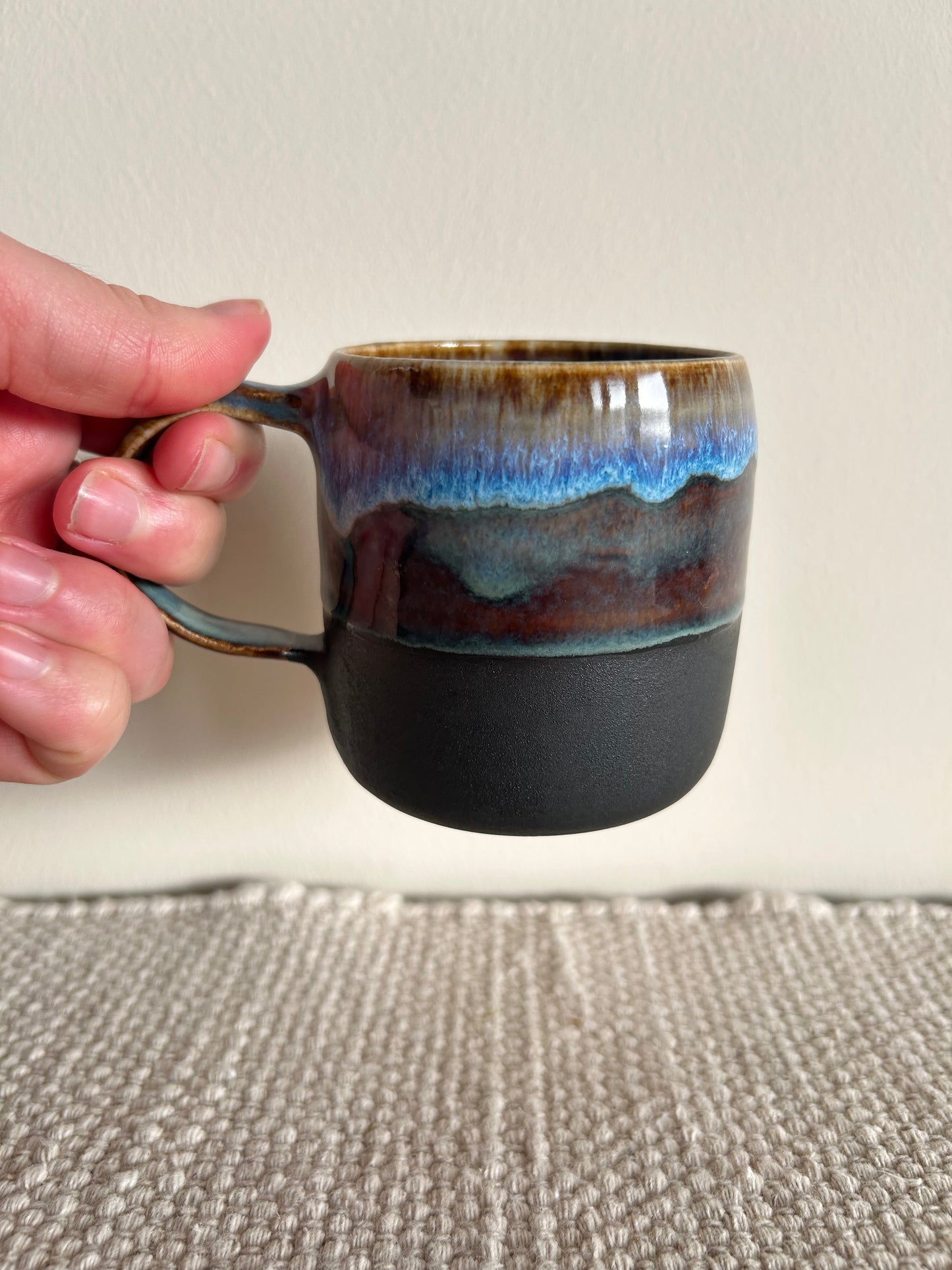 MADE TO ORDER : Dark Sea Handmade Small Ceramic Mug