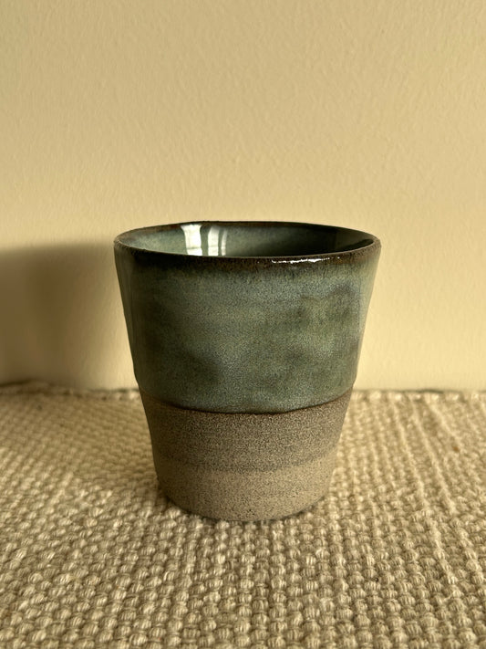 MADE TO ORDER : Blue Midnight Handmade Ceramic Espresso Cup