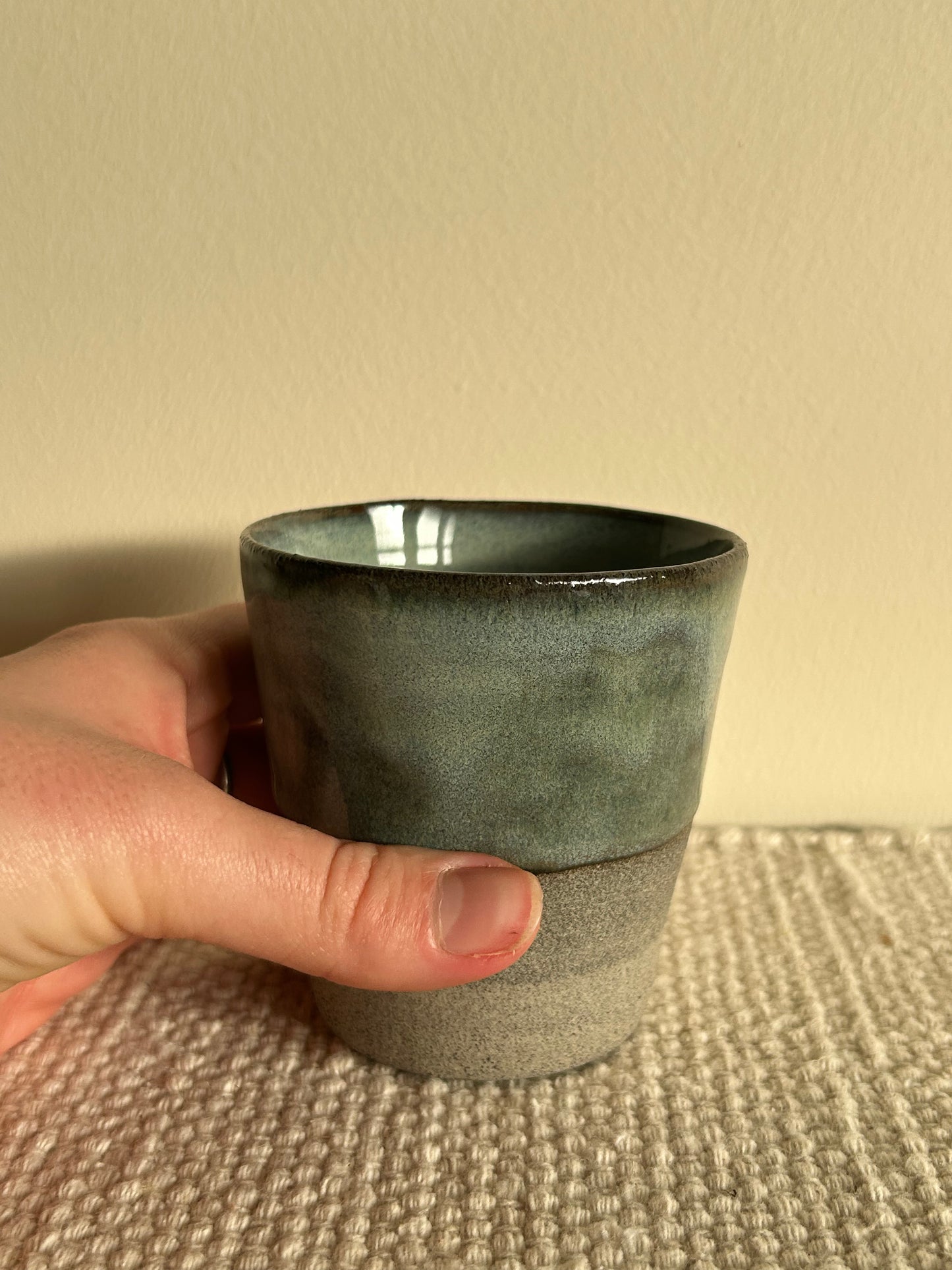 MADE TO ORDER : Blue Midnight Handmade Ceramic Espresso Cup