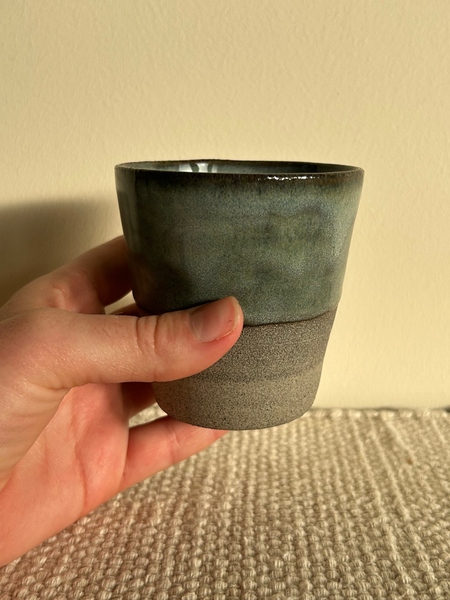 MADE TO ORDER : Blue Midnight Handmade Ceramic Espresso Cup