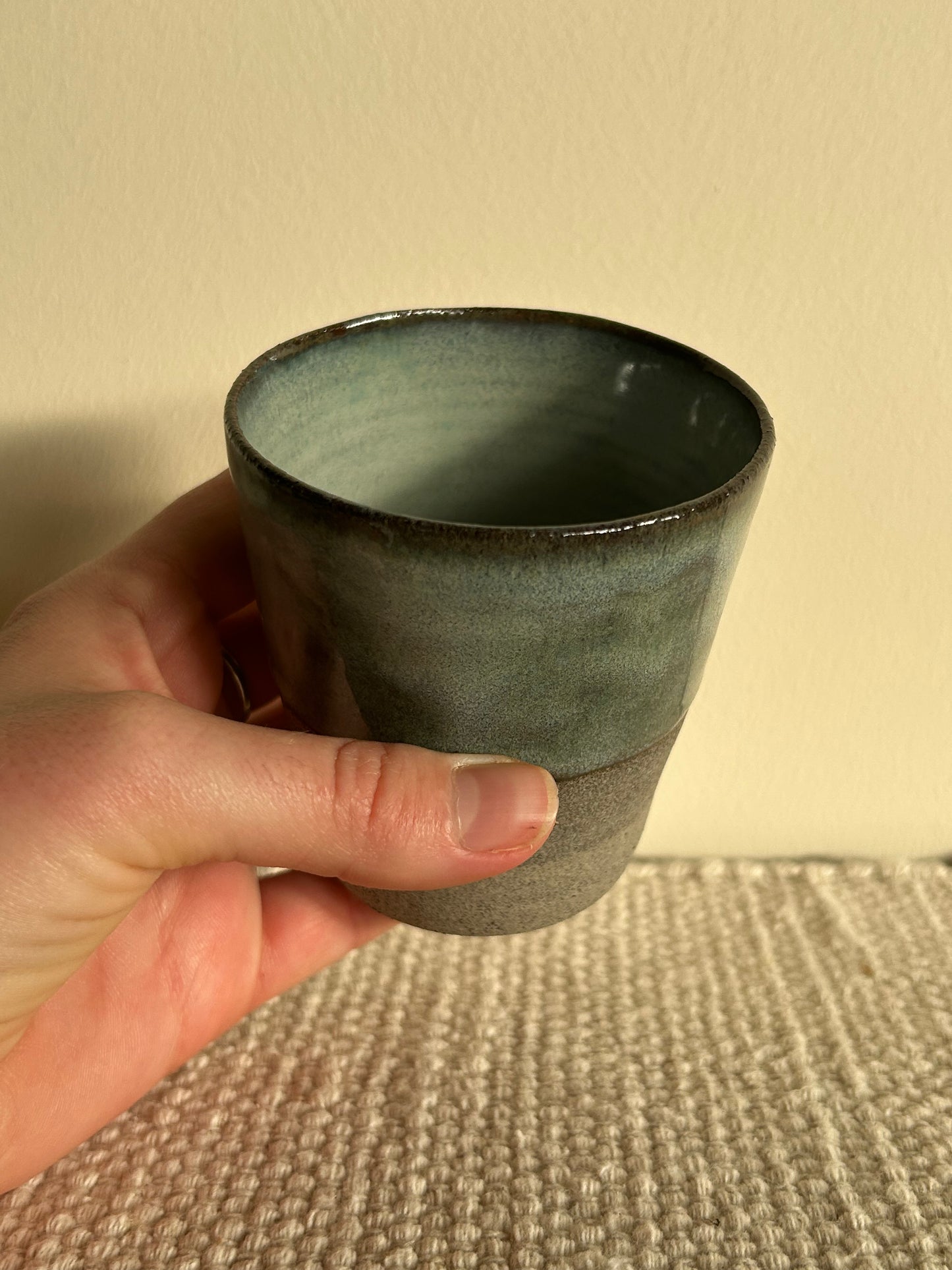 MADE TO ORDER : Blue Midnight Handmade Ceramic Espresso Cup