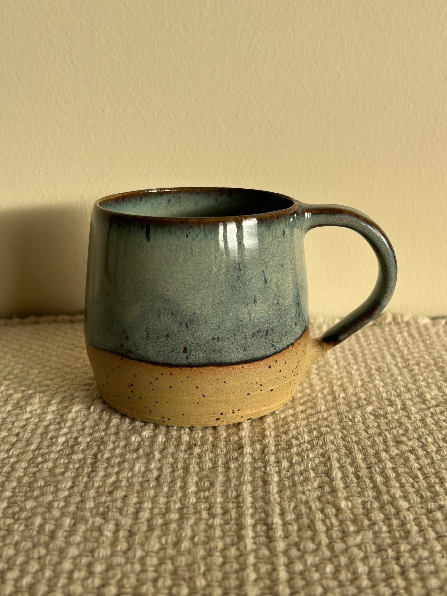 MADE TO ORDER : Blue Speckle Handmade Ceramic Mug