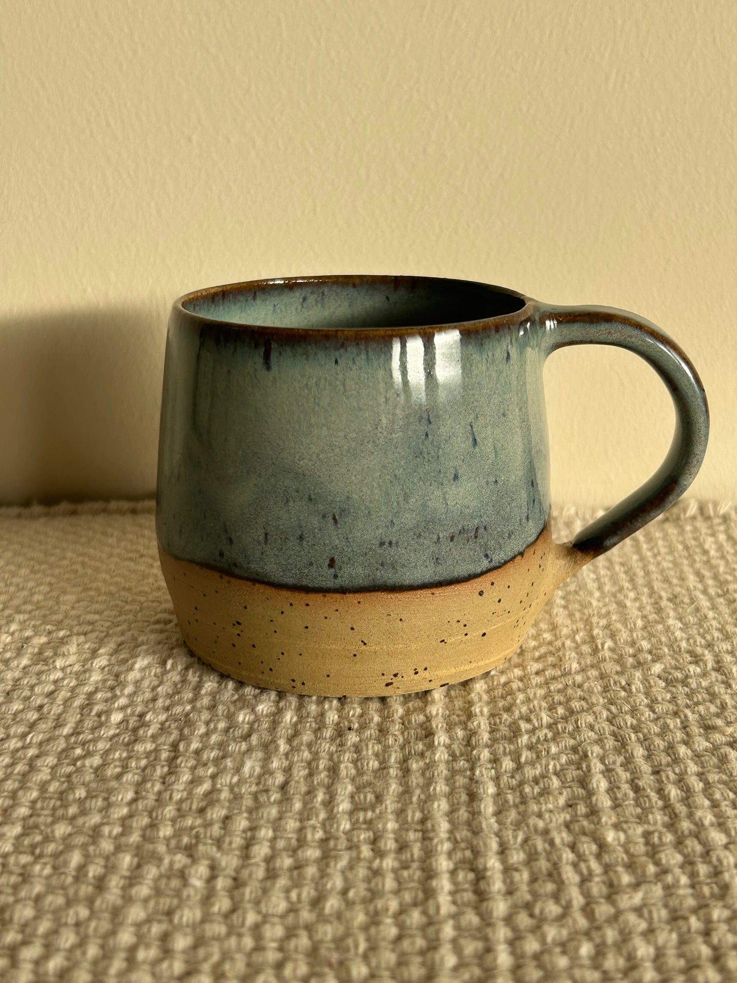 MADE TO ORDER : Blue Speckle Handmade Ceramic Mug