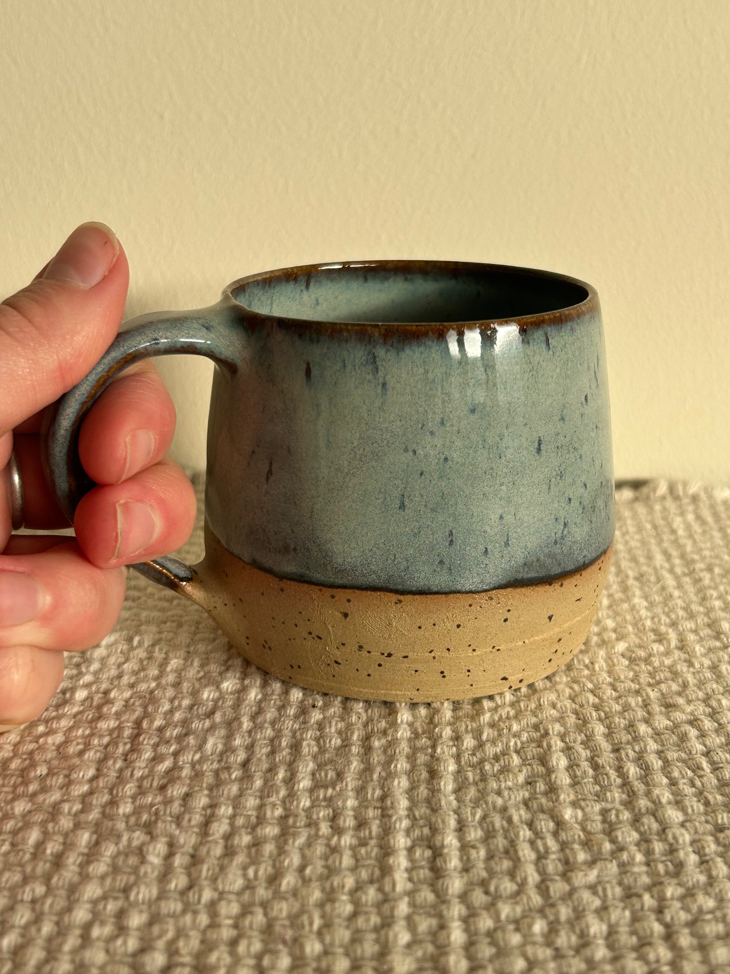MADE TO ORDER : Blue Speckle Handmade Ceramic Mug