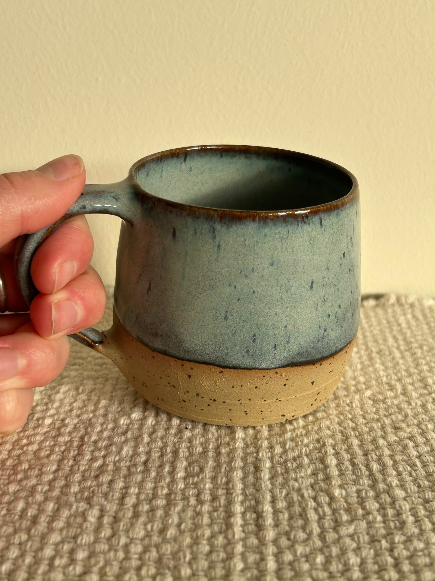 MADE TO ORDER : Blue Speckle Handmade Ceramic Mug