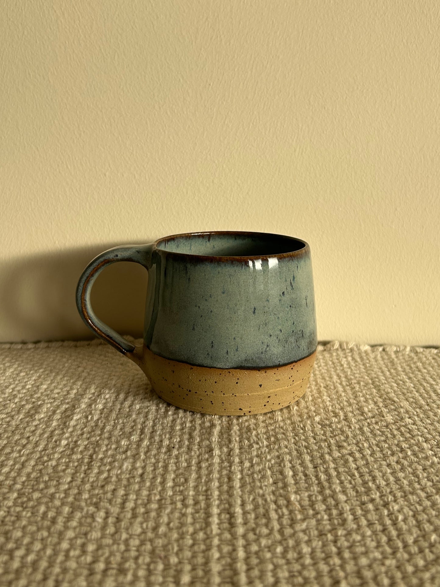 MADE TO ORDER : Blue Speckle Handmade Ceramic Mug