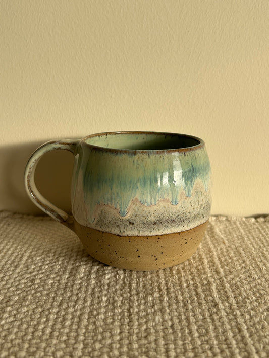 MADE TO ORDER : Sea Green Handmade Ceramic Mug