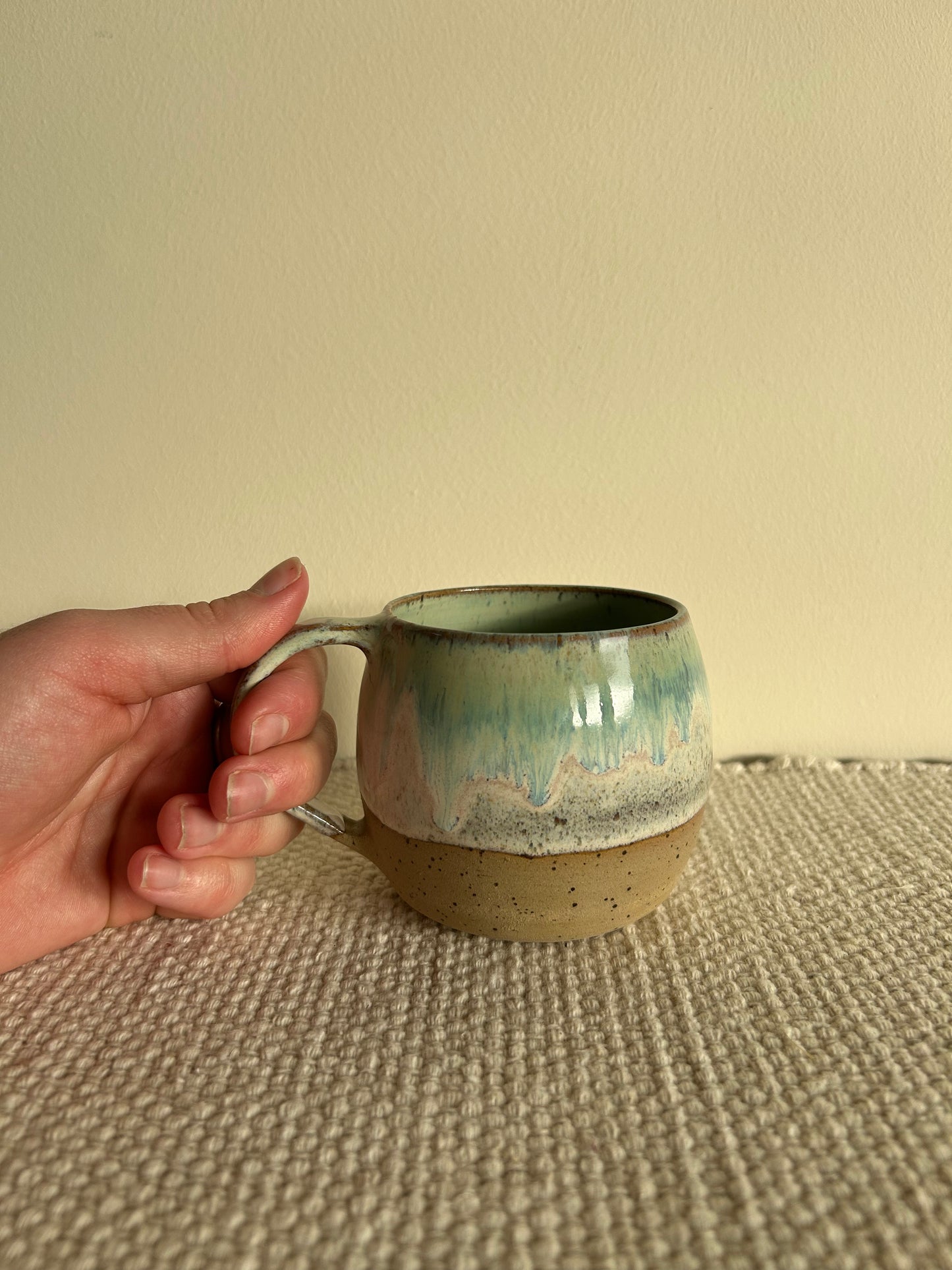 MADE TO ORDER : Sea Green Handmade Ceramic Mug