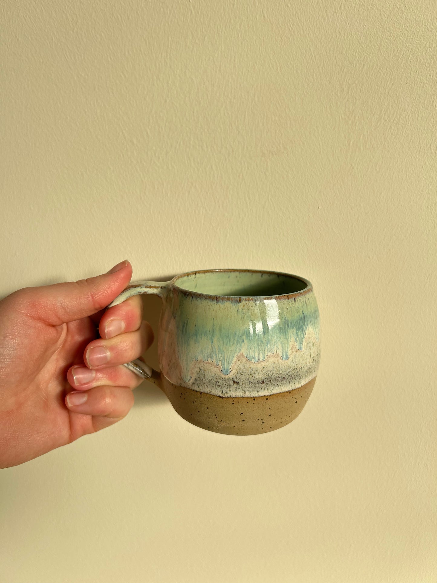 MADE TO ORDER : Sea Green Handmade Ceramic Mug