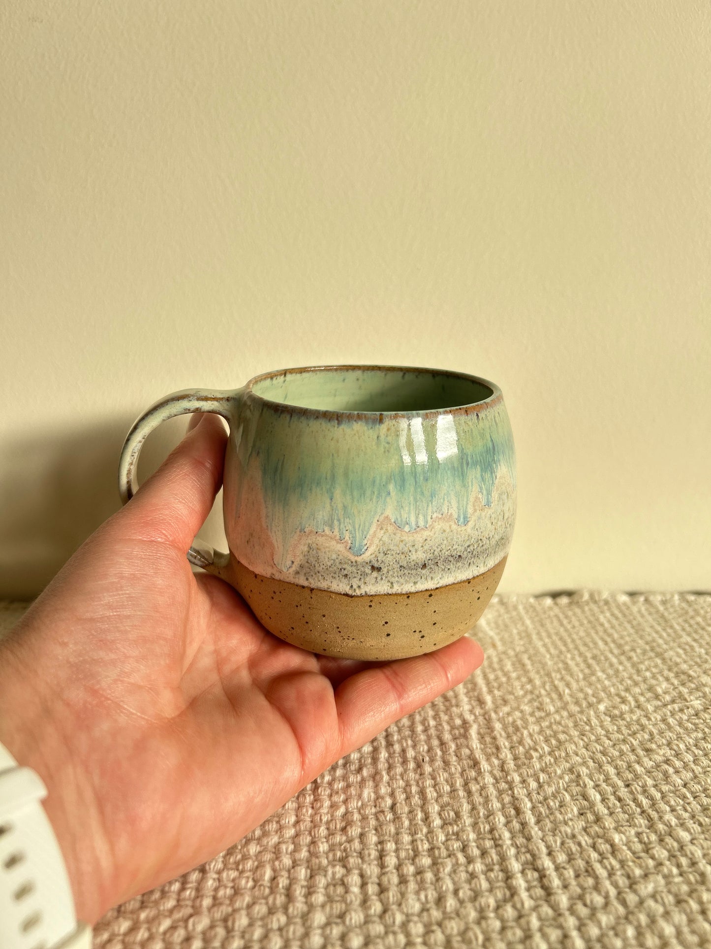 MADE TO ORDER : Sea Green Handmade Ceramic Mug