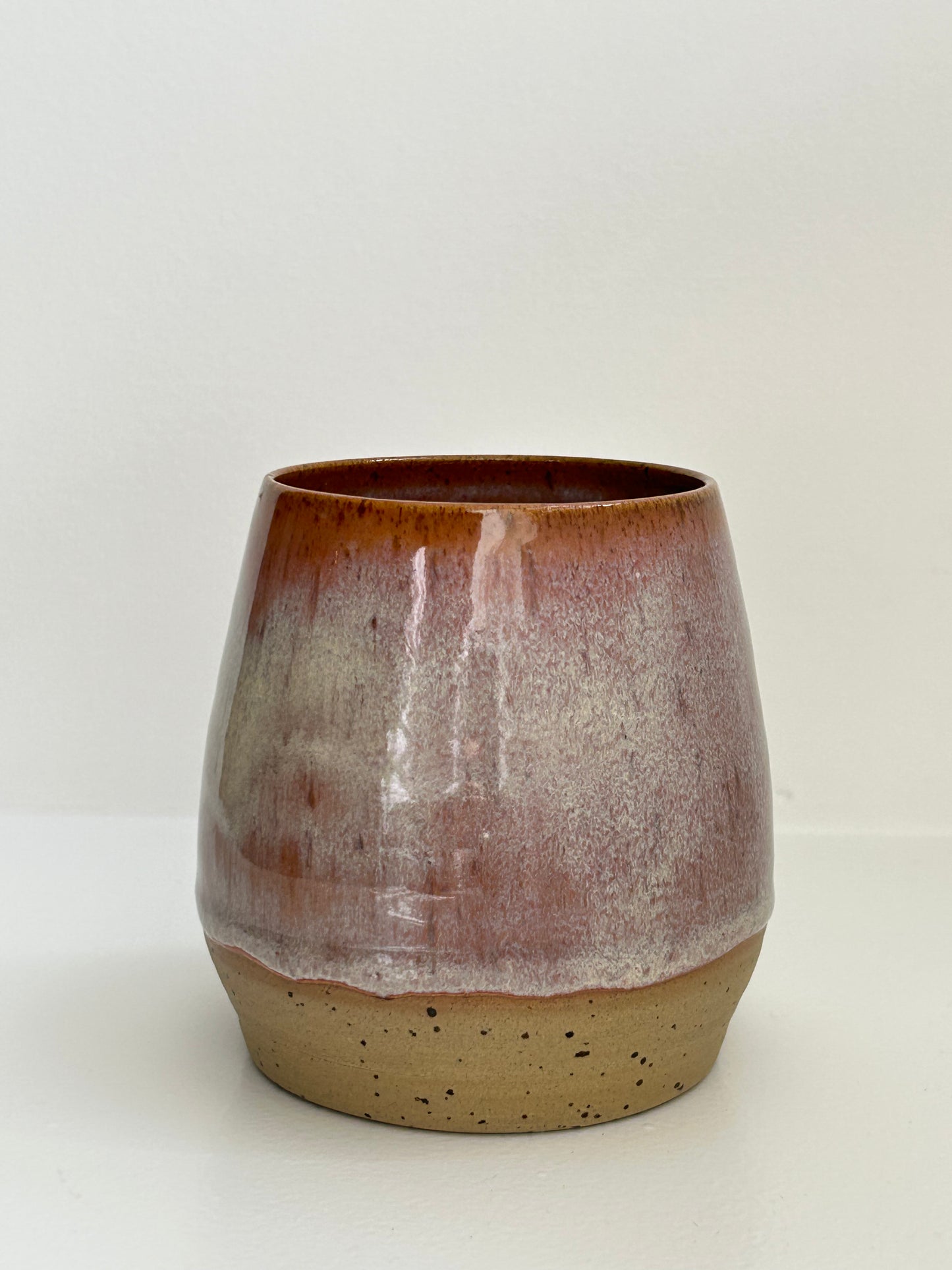 Speckled Plum Ceramic Tumbler
