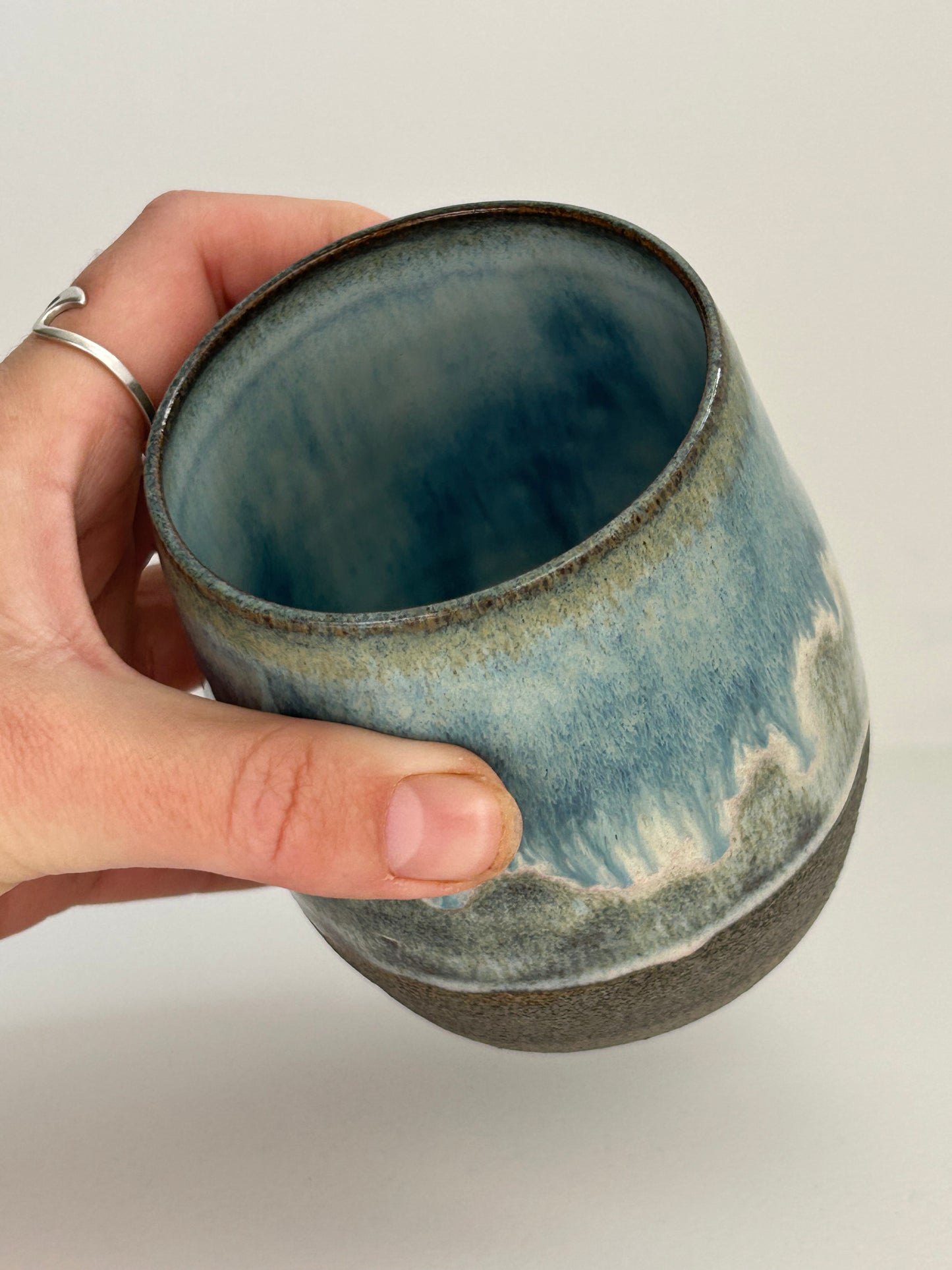 Stormy Seas Ceramic Tumbler