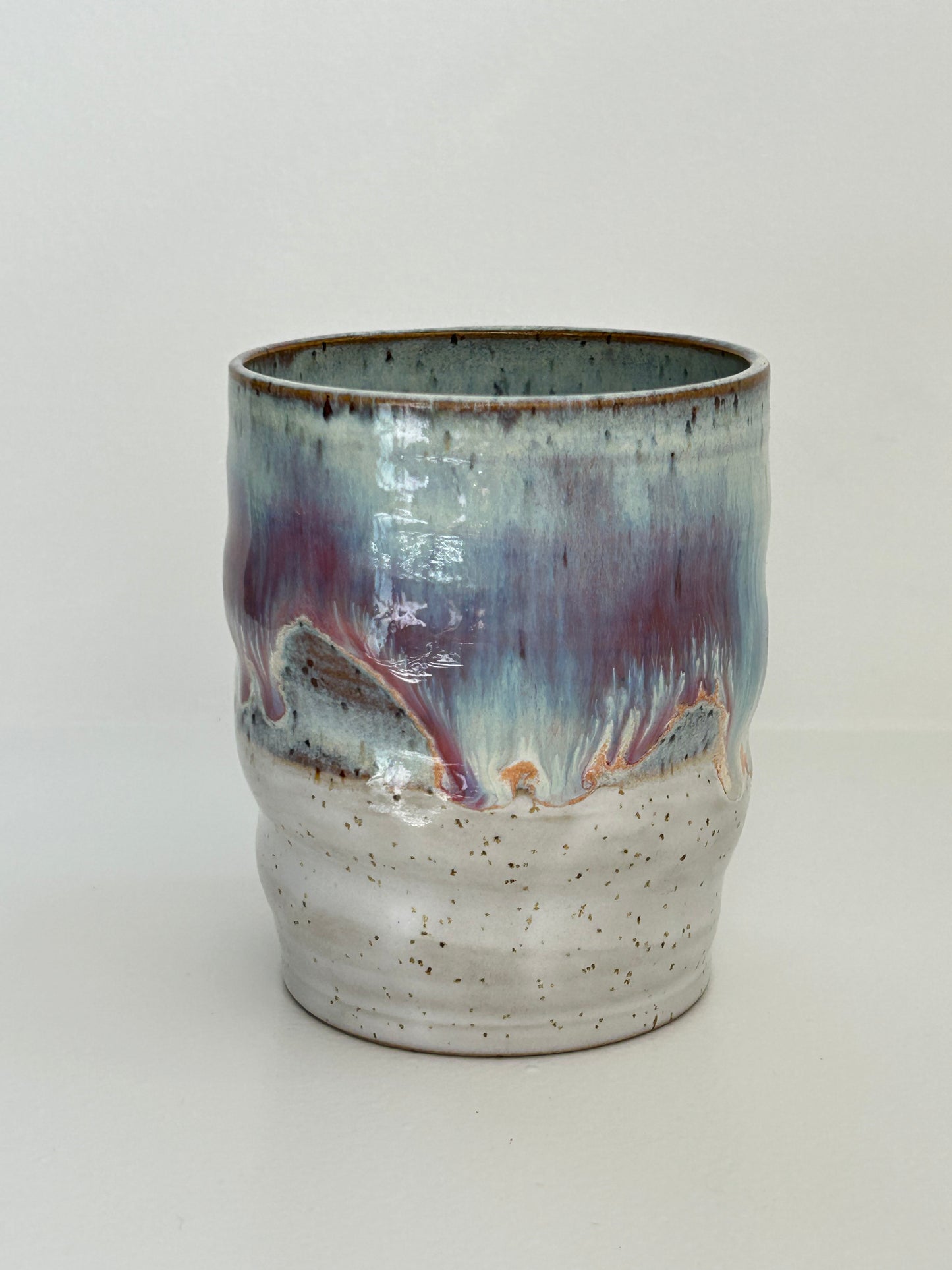 Lavender Haze Ceramic Wiggle Cup Tall