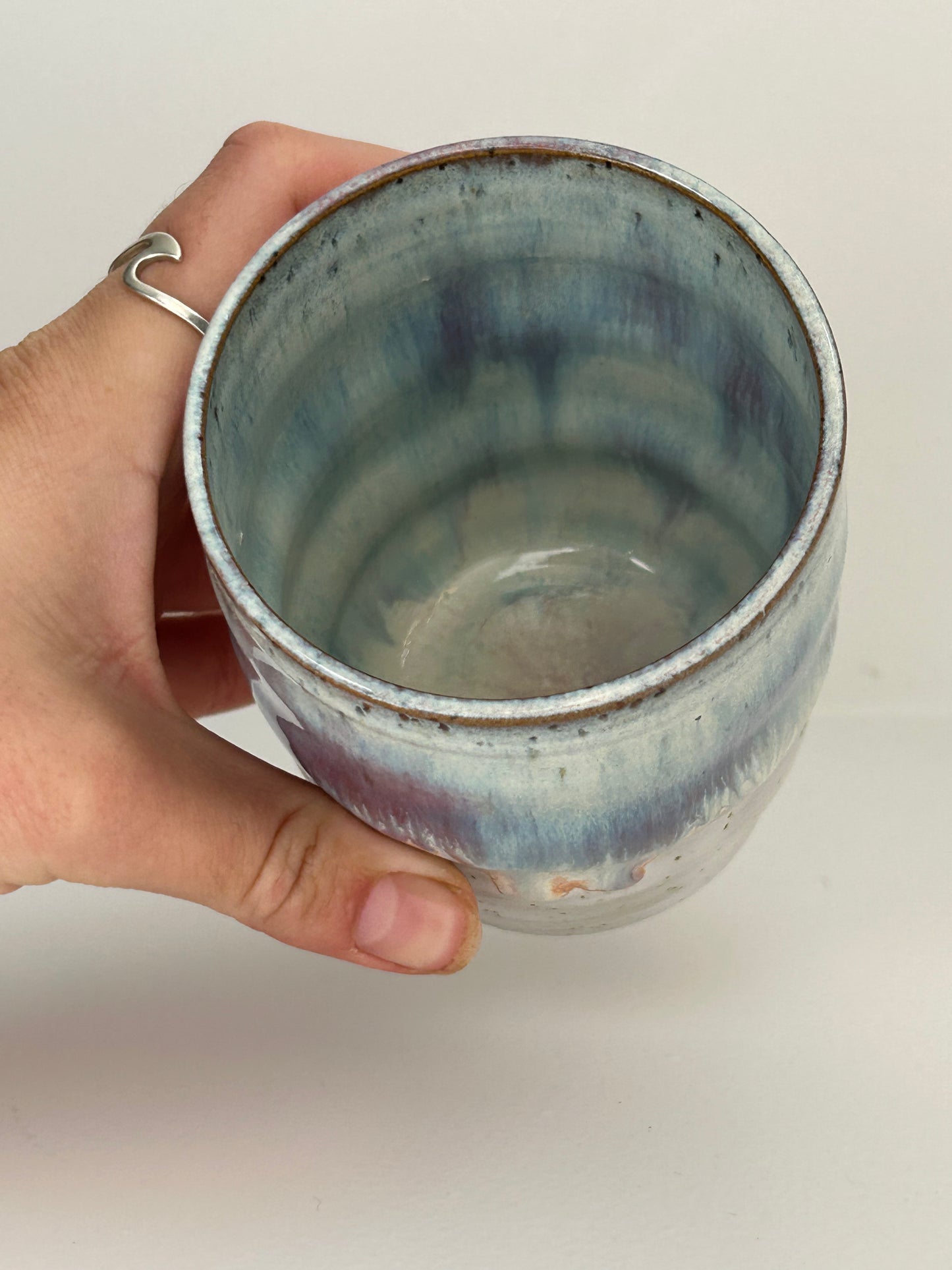 Lavender Haze Ceramic Wiggle Cup Tall