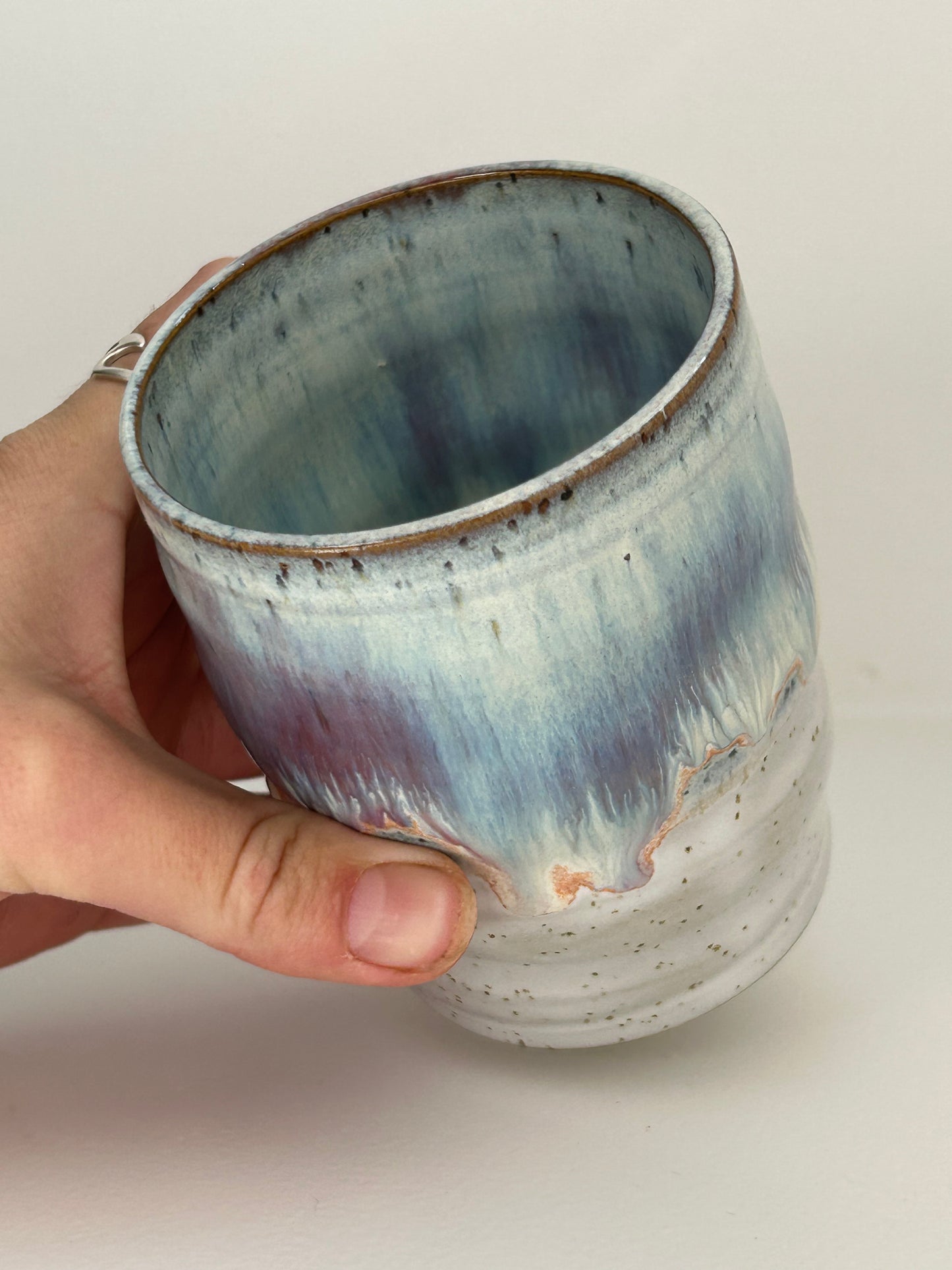 Lavender Haze Ceramic Wiggle Cup Tall