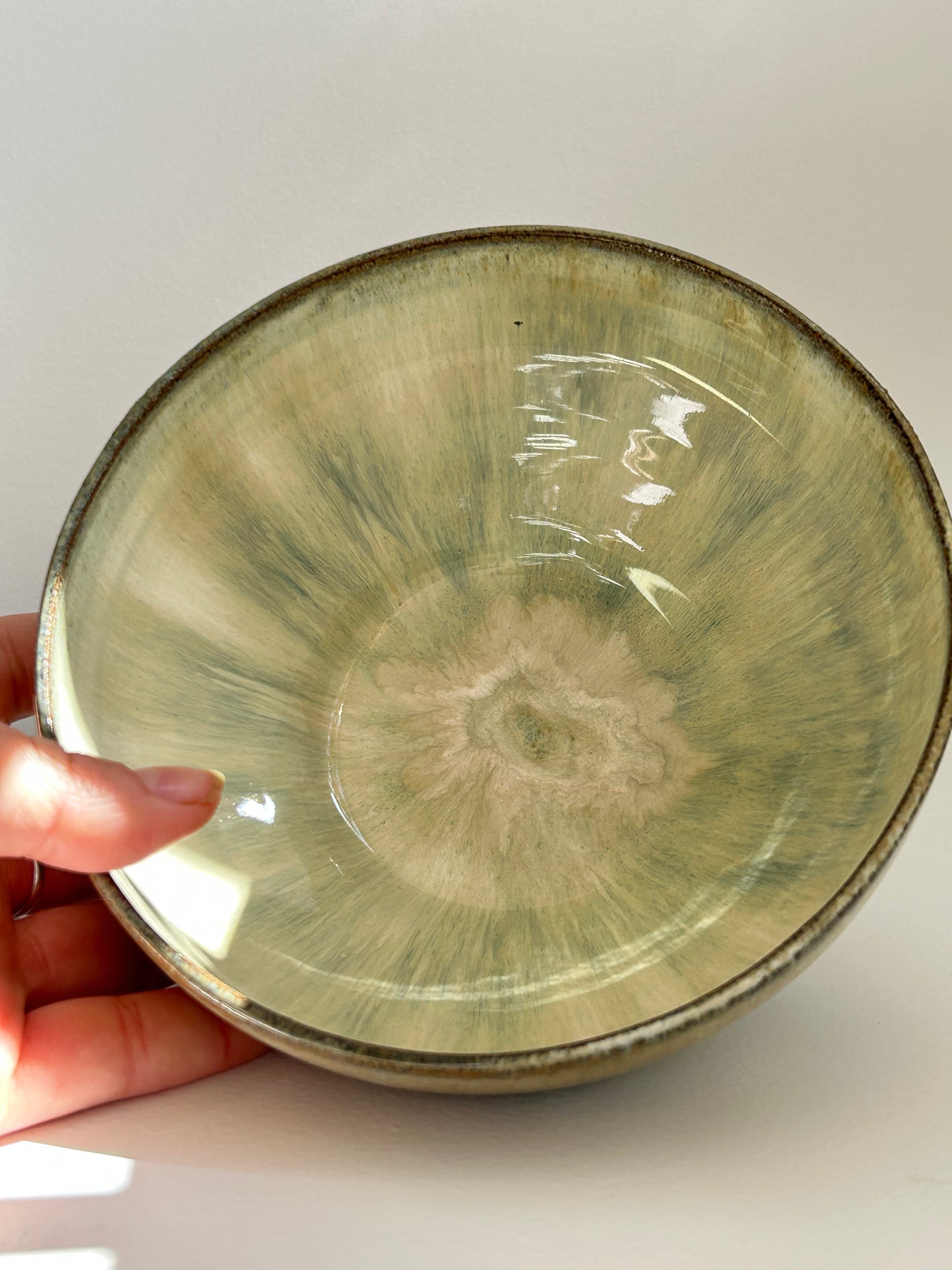 Moss Green Soup Bowl Medium
