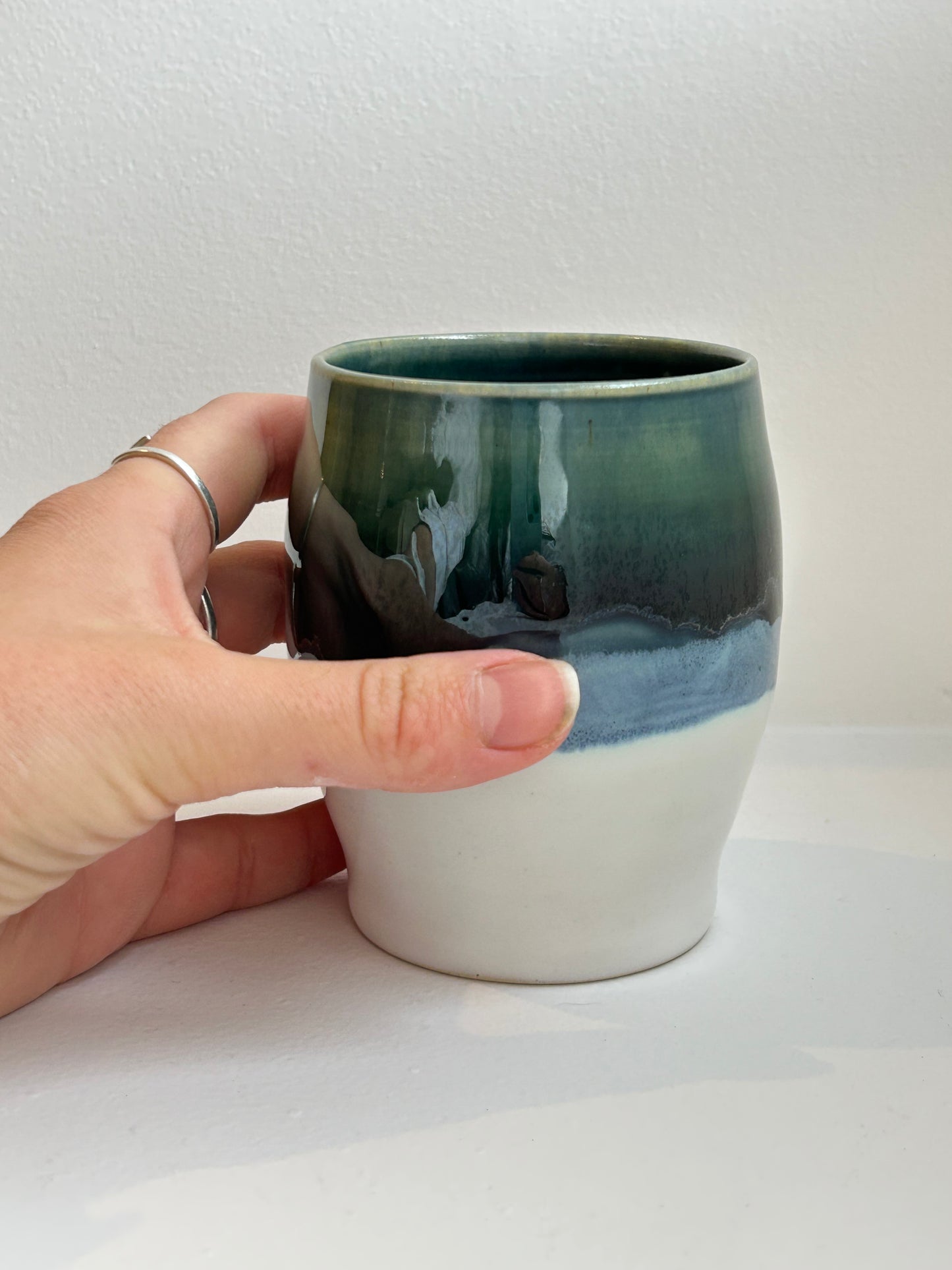 Dark Teal Tumbler Small Rounded