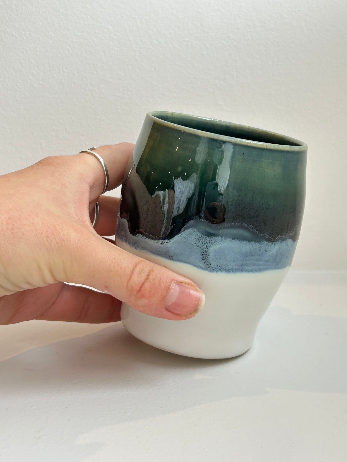Dark Teal Tumbler Small Rounded