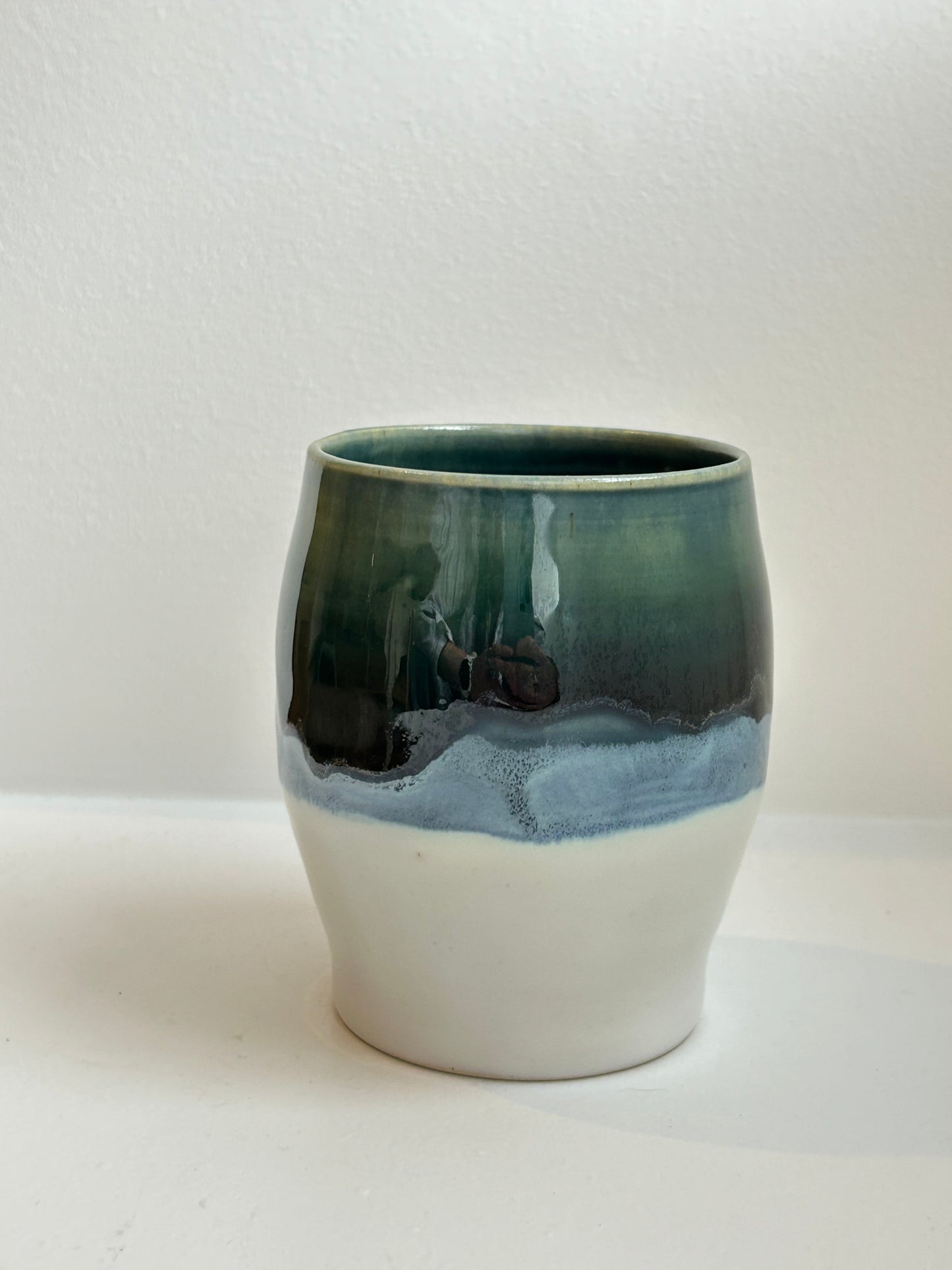 Dark Teal Tumbler Small Rounded