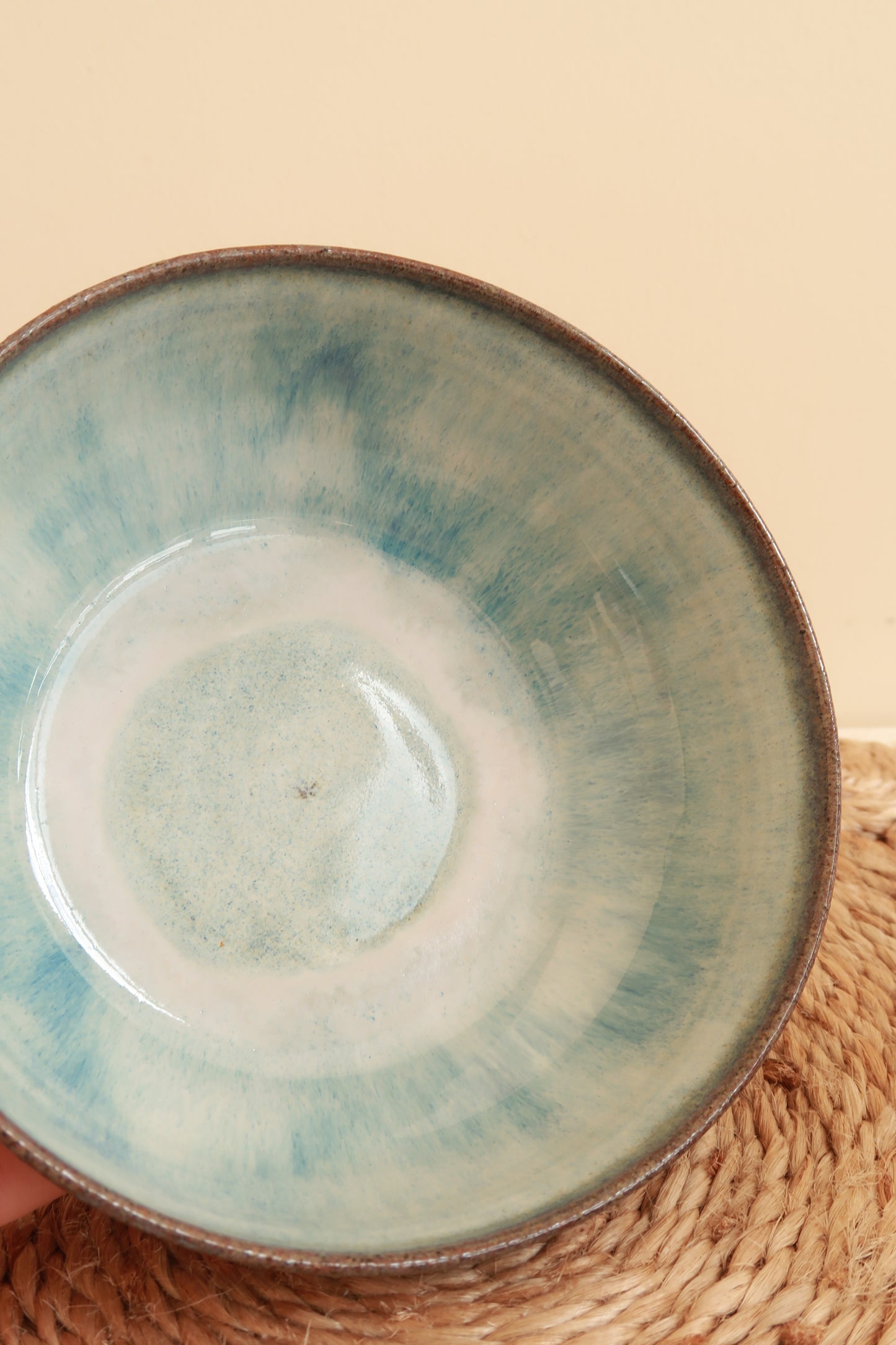 MADE TO ORDER  : Blue Ocean - Handmade Ceramic Bowl / Pasta Bowl / Cereal Bowl / Fruit Bowl / Pottery Ceramic Kitchen Dinnerware