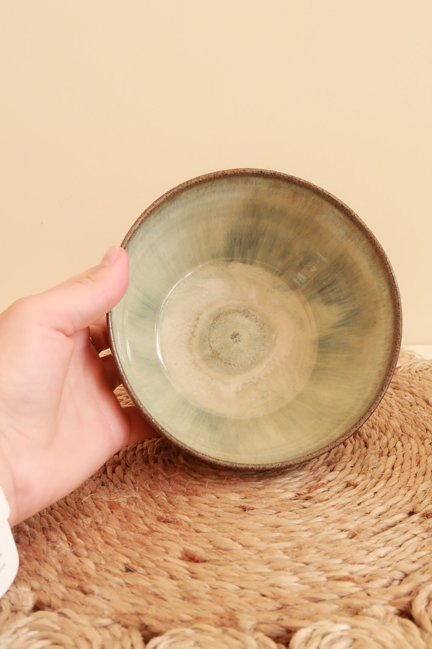 MADE TO ORDER : Sage Green - Handmade Ceramic Bowl / Pasta Bowl / Cereal Bowl / Fruit Bowl / Pottery Ceramic Kitchen Dinnerware