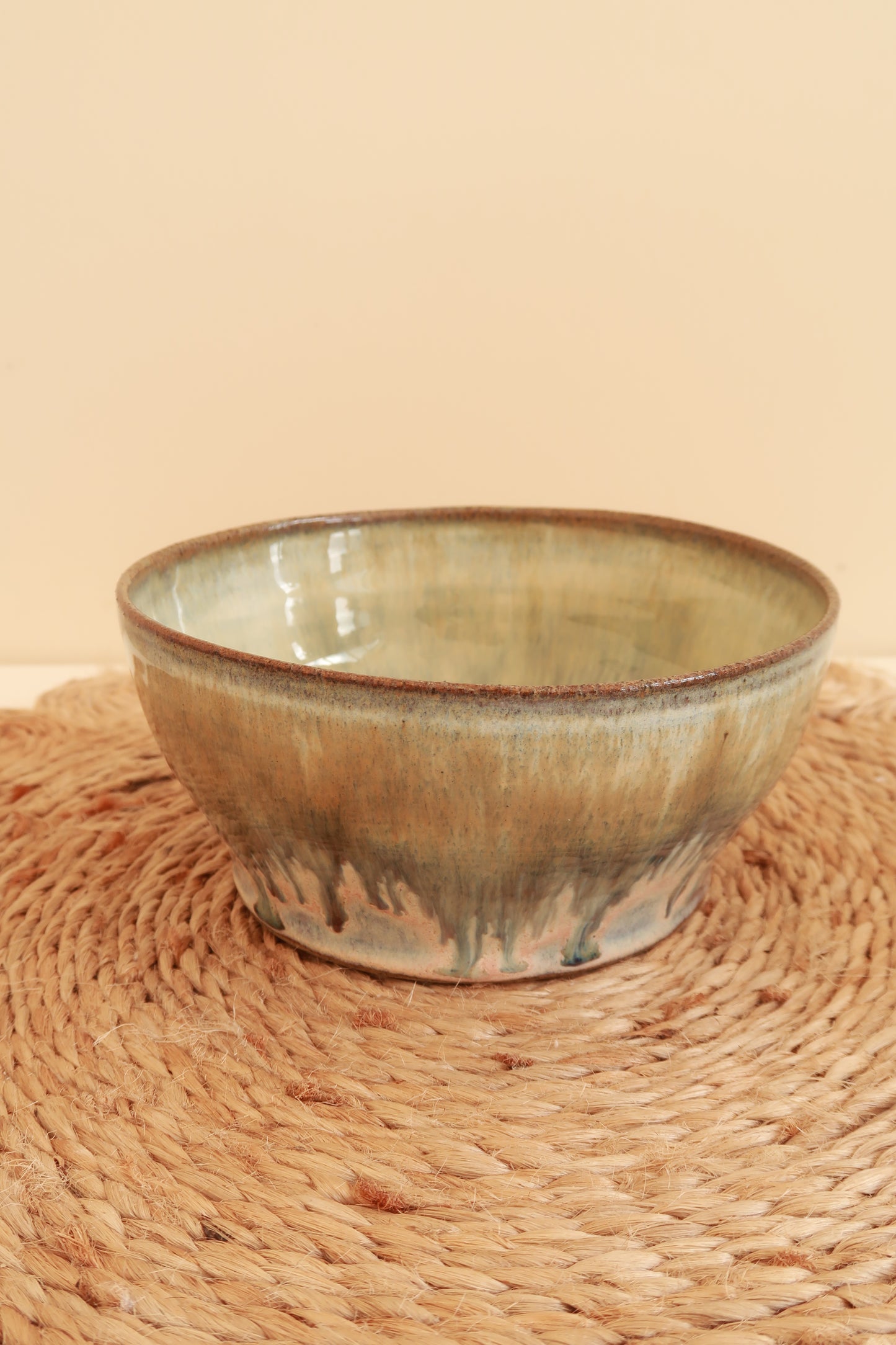 MADE TO ORDER : Sage Green - Handmade Ceramic Bowl / Pasta Bowl / Cereal Bowl / Fruit Bowl / Pottery Ceramic Kitchen Dinnerware