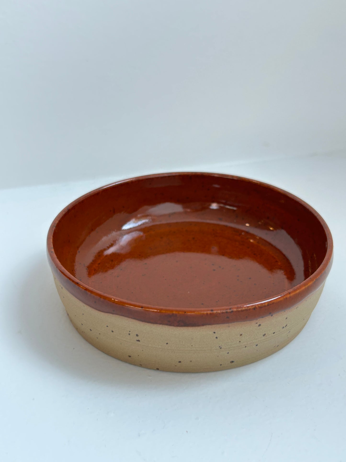 Burnt Sienna Tapas Dish (Taller)