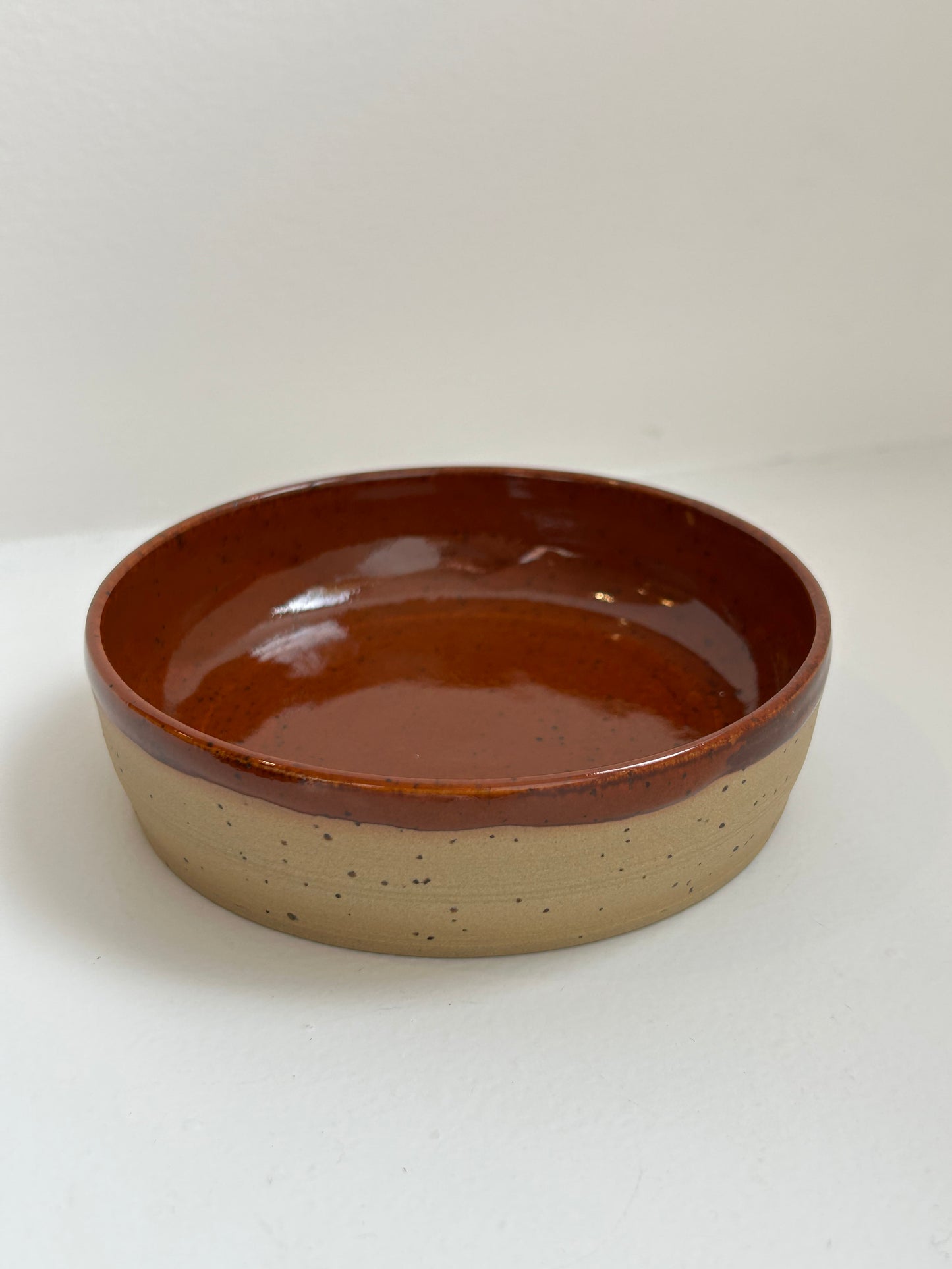 Burnt Sienna Tapas Dish (Taller)