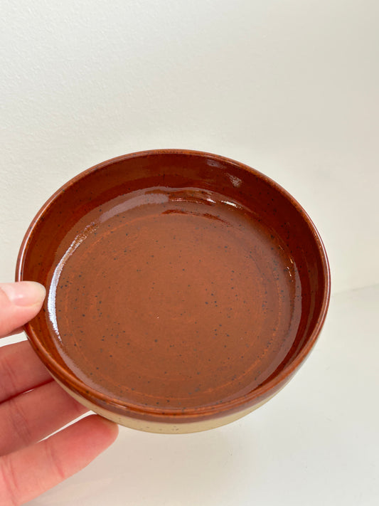 Burnt Sienna Tapas Dish (Taller)