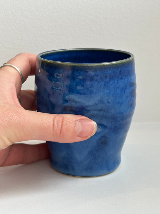 Blue Lagoon Dimple Cup