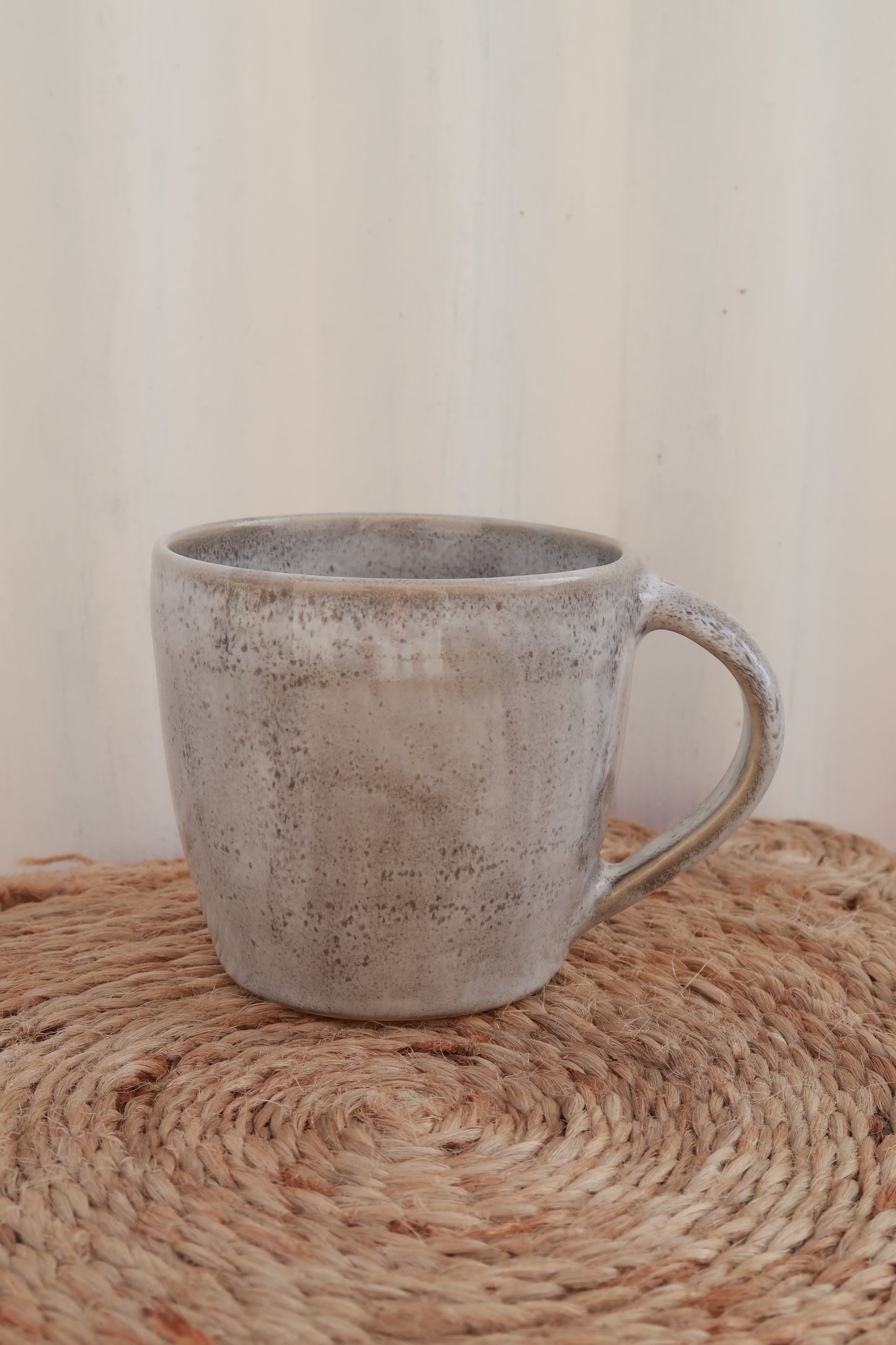MADE TO ORDER : Snowy White Handmade Ceramic Mug