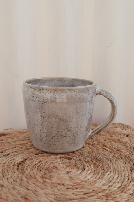 MADE TO ORDER : Snowy White Handmade Ceramic Mug