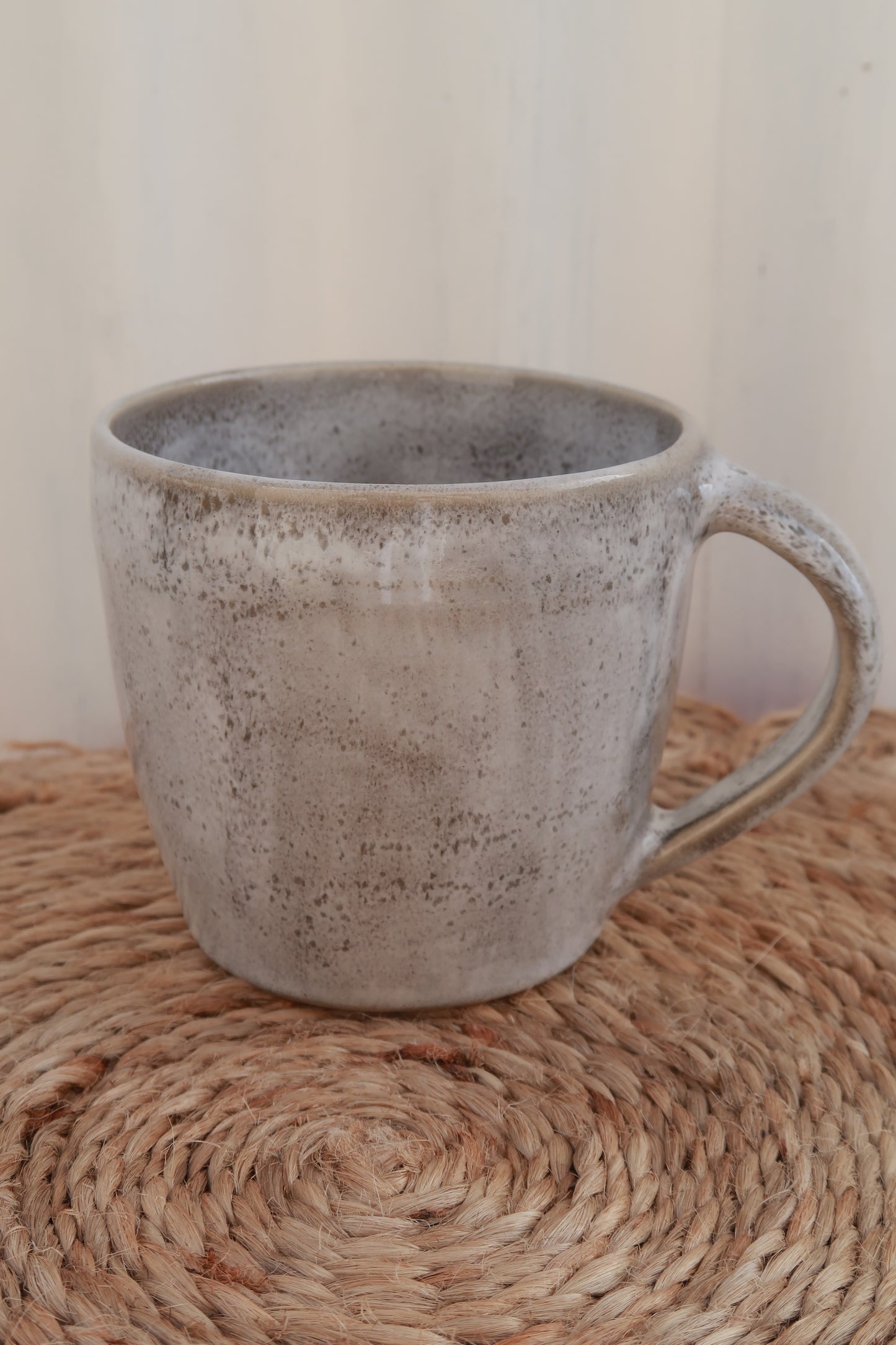 MADE TO ORDER : Snowy White Handmade Ceramic Mug