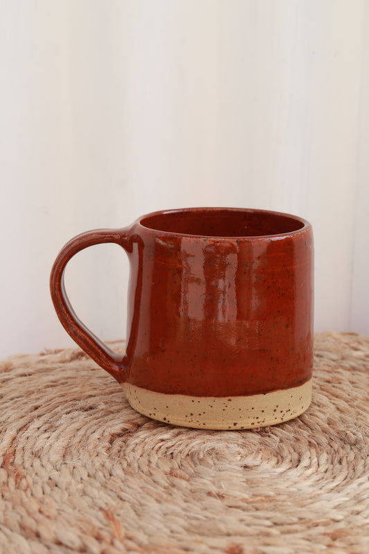 MADE TO ORDER : Speckled Burnt Sienna Handmade Ceramic Mug