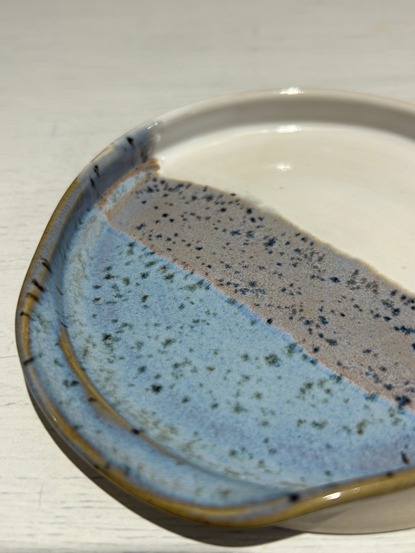 Pastel Blues Spoon Rest Small
