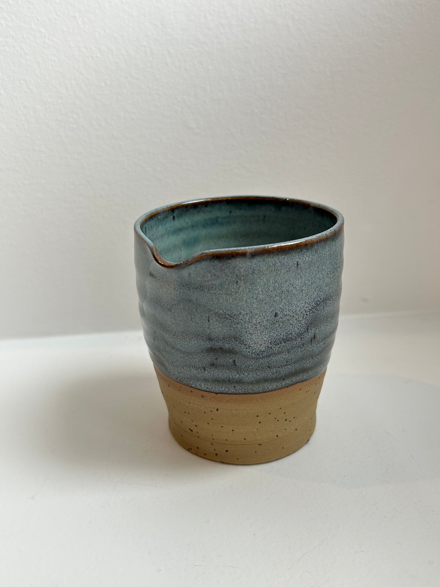 Speckled Blue Jug Tapered