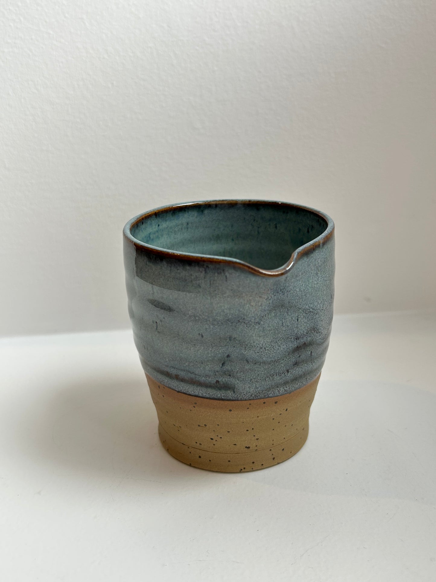 Speckled Blue Jug Tapered