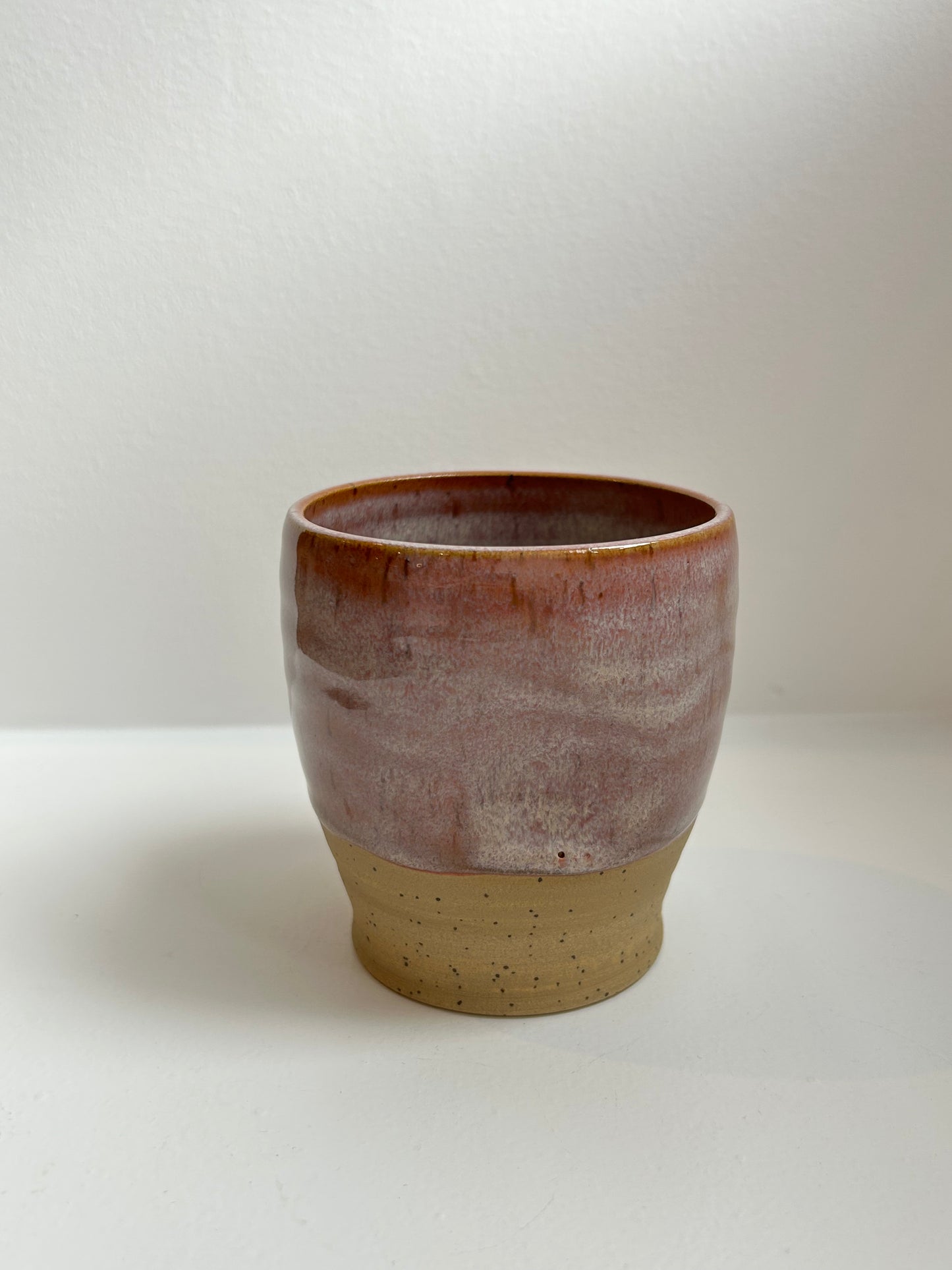 Speckled Plum Dimple Cup