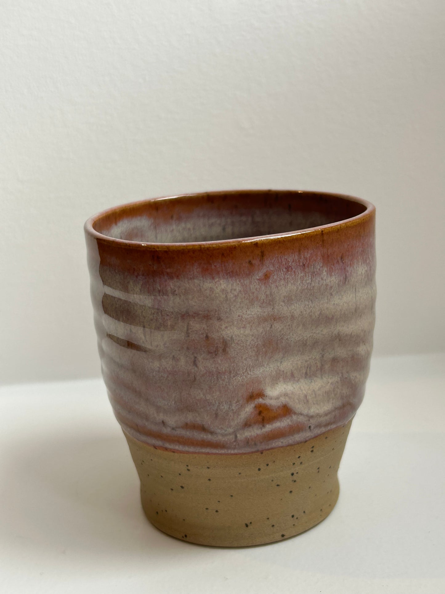 Speckled Plum Dimple Cup