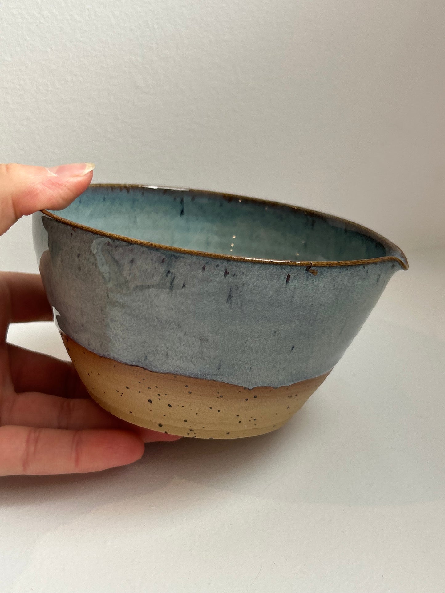 Speckled Blue Matcha Bowl