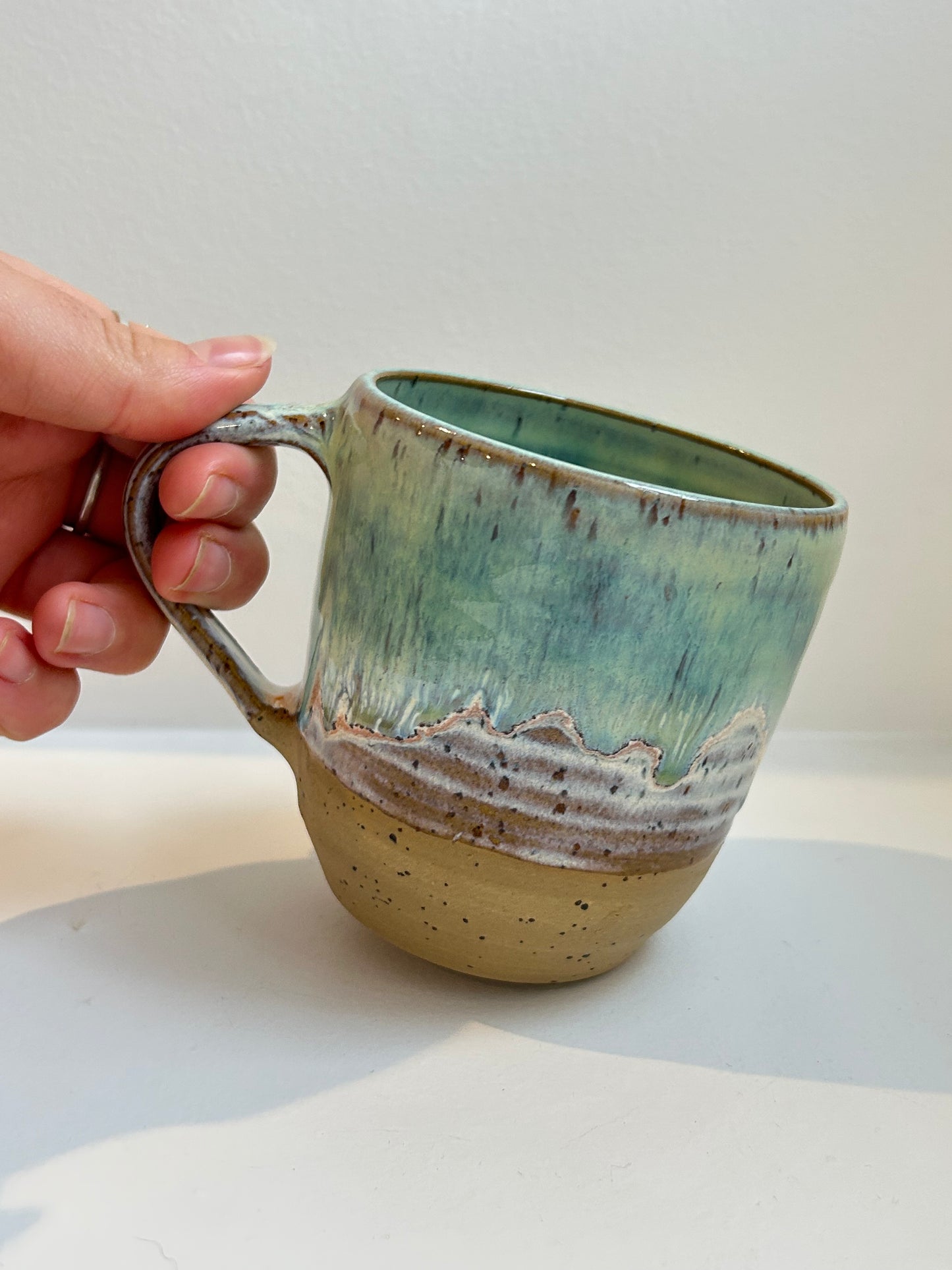 Sea Green Rounded Mug